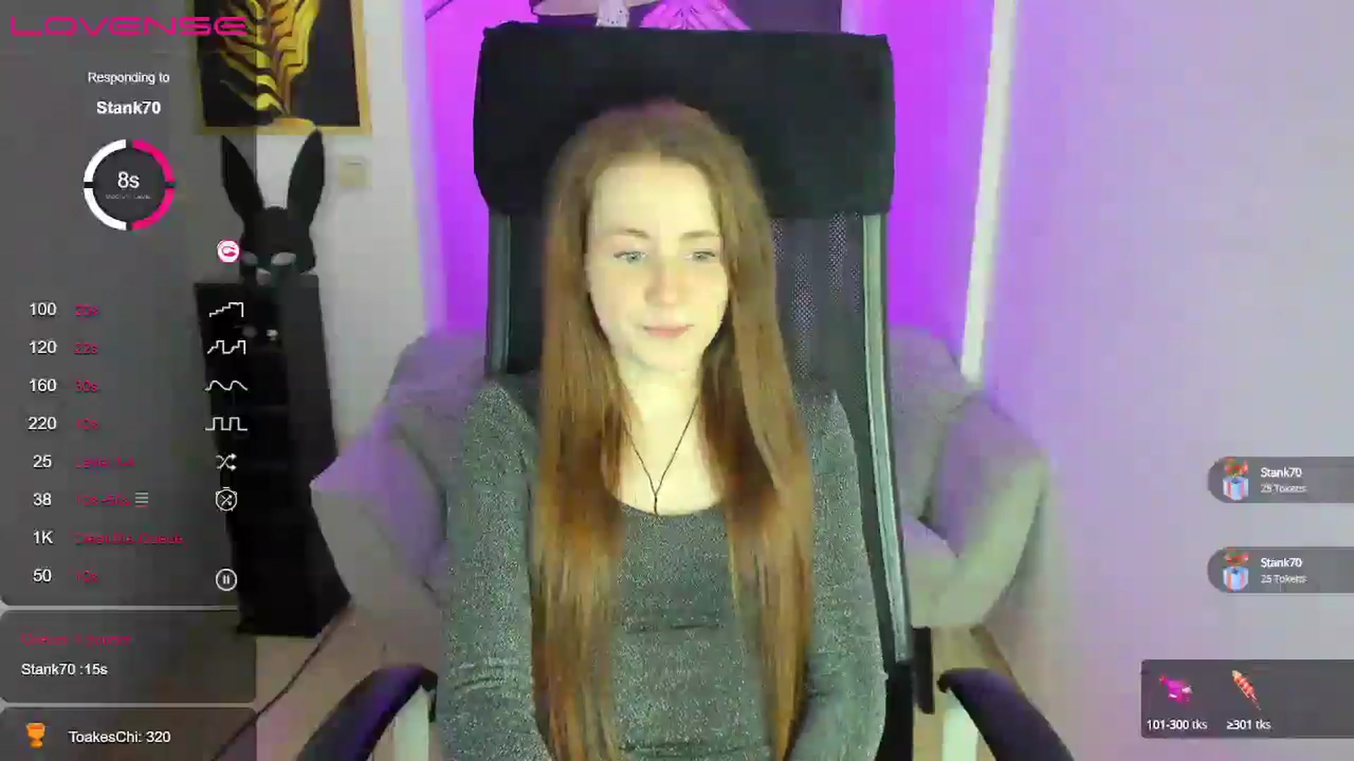 Gallery image thumbnail from Moonshinee's myfreecams stream on, 01/04/2025, 18:20 image 18 of 20