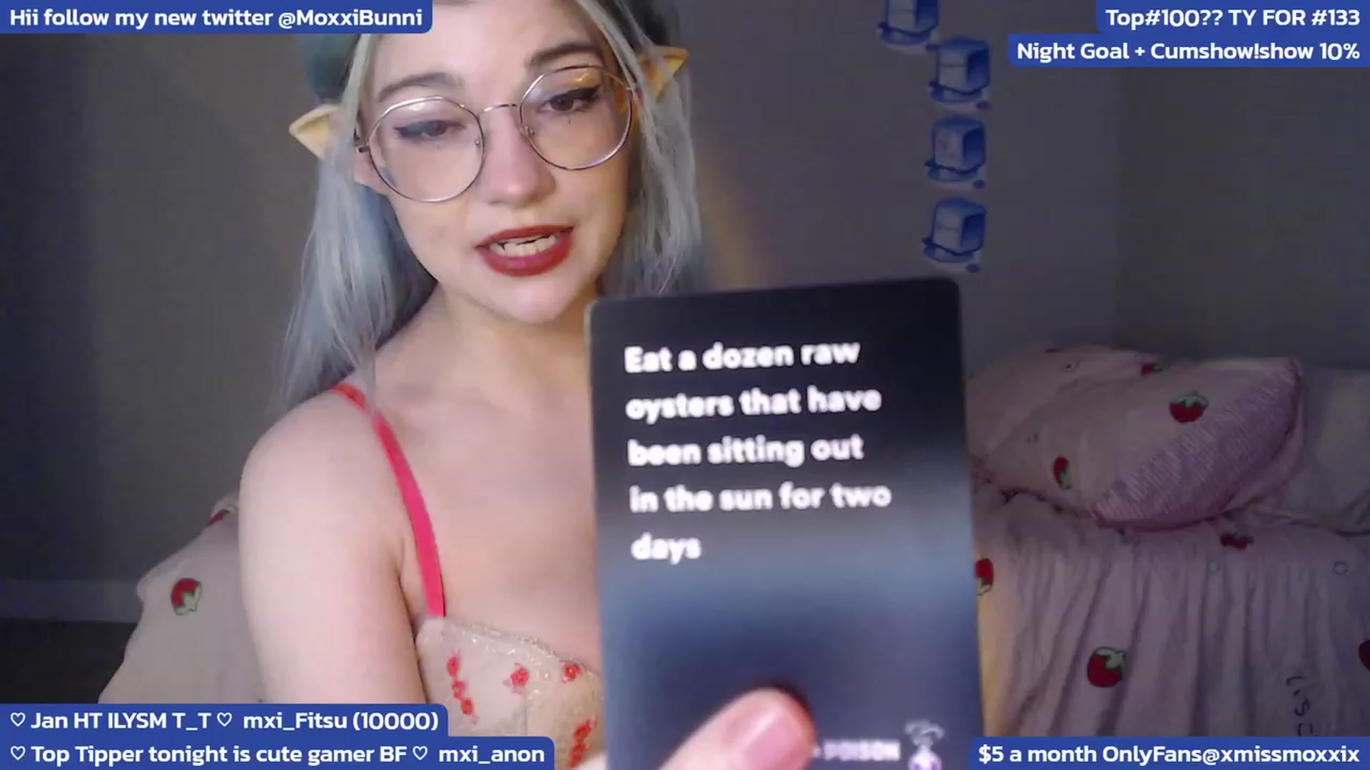 Gallery image thumbnail from MoxxiBunni's myfreecams stream on, 01/19/2024, 05:19 image 17 of 20