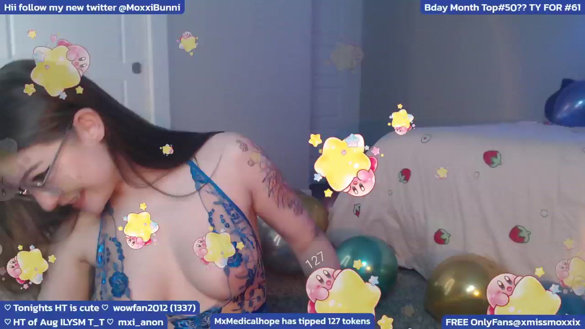 Gallery image thumbnail from MoxxiBunni's myfreecams stream on, 08/03/2024, 05:19 image 5 of 20
