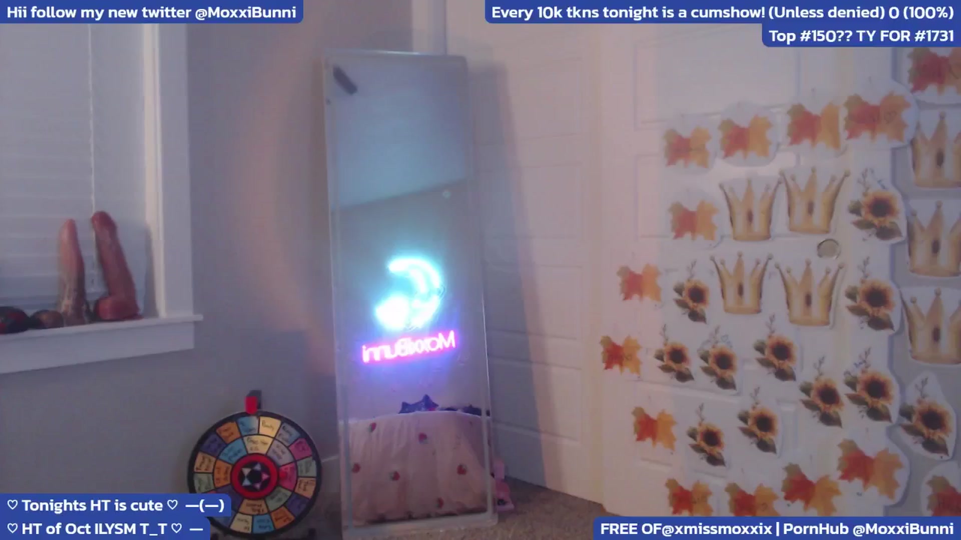 Gallery image thumbnail from MoxxiBunni's myfreecams stream on, 10/04/2024, 04:36 image 1 of 20