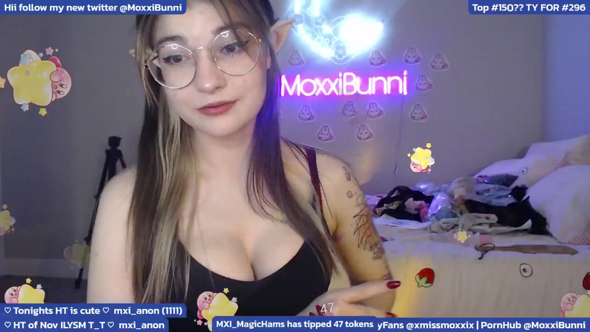Gallery image thumbnail from MoxxiBunni's myfreecams stream on, 11/02/2024, 05:43 image 8 of 20