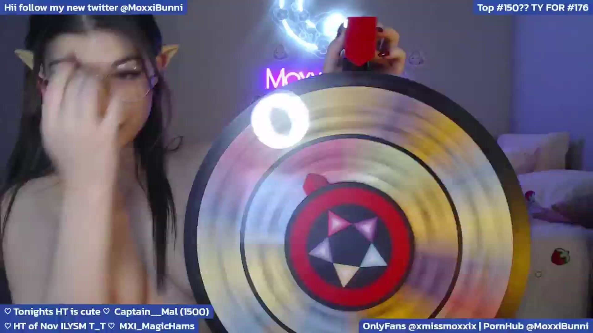 Gallery image thumbnail from MoxxiBunni's myfreecams stream on, 11/10/2024, 05:48 image 10 of 20