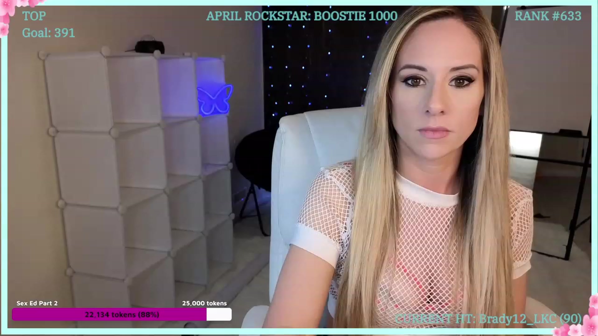 Gallery image thumbnail from MrsBoosted's myfreecams stream on, 04/03/2023, 02:53 image 5 of 20