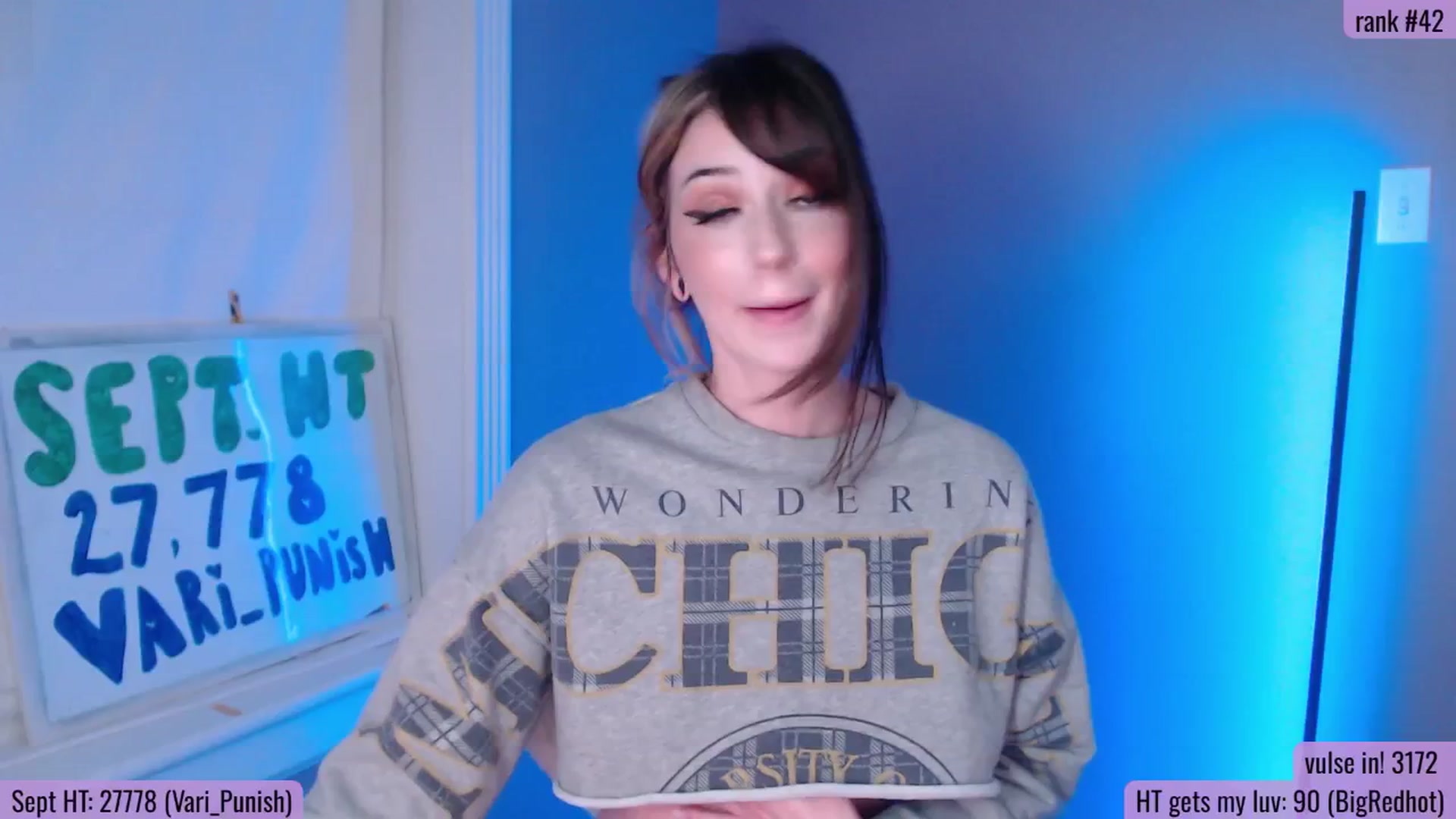 Gallery image thumbnail from MrsPunish's myfreecams stream on, 09/22/2025, 01:52 image 9 of 20