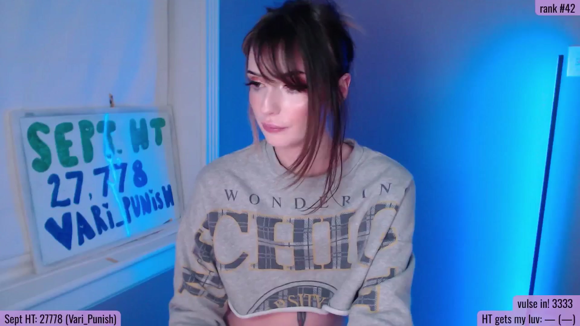 Gallery image thumbnail from MrsPunish's myfreecams stream on, 09/22/2025, 01:52 image 5 of 20
