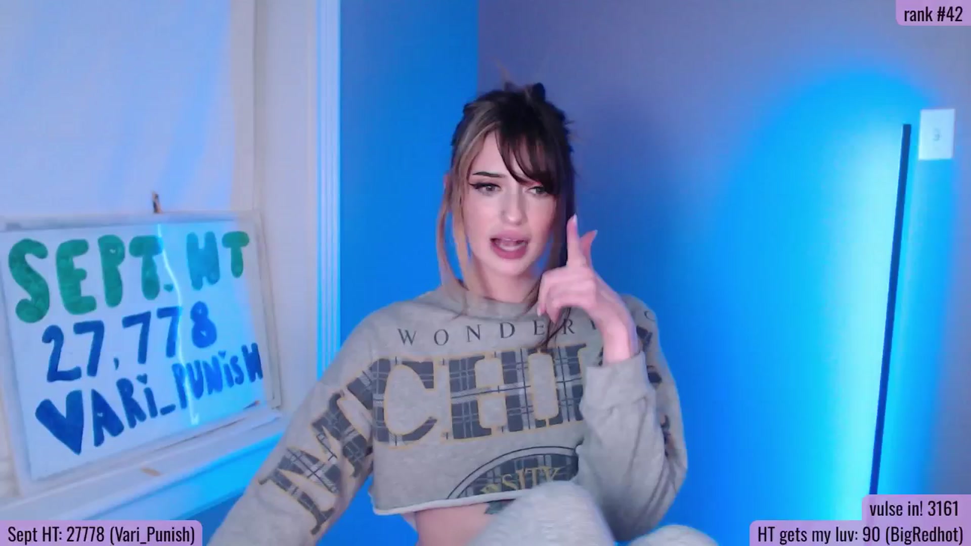 Gallery image thumbnail from MrsPunish's myfreecams stream on, 09/22/2025, 01:52 image 11 of 20