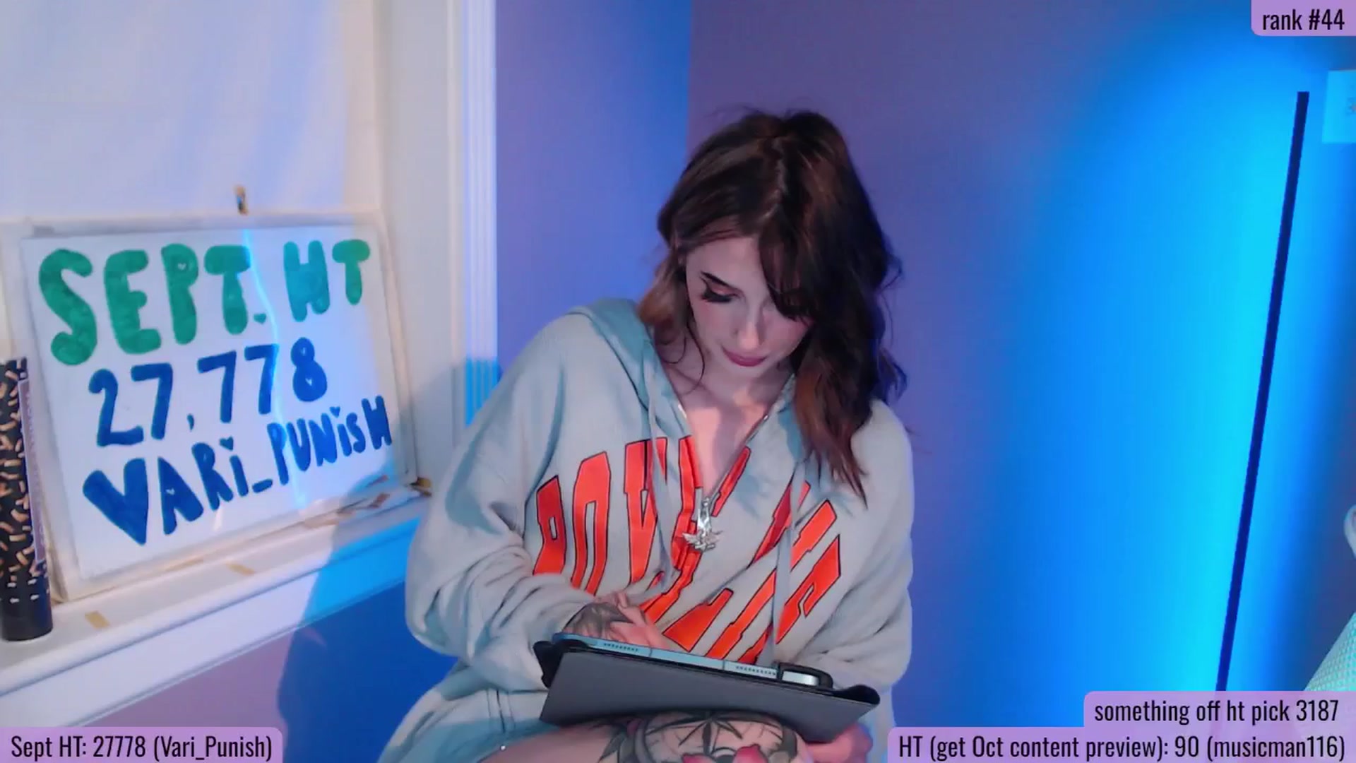Gallery image thumbnail from MrsPunish's myfreecams stream on, 09/27/2025, 02:49 image 4 of 20
