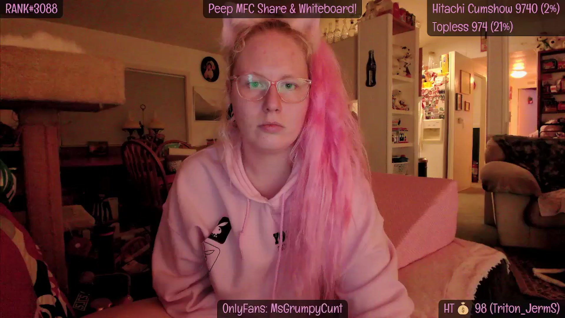 Gallery image thumbnail from MsGrumpyCunt's myfreecams stream on, 03/26/2024, 05:22 image 12 of 20