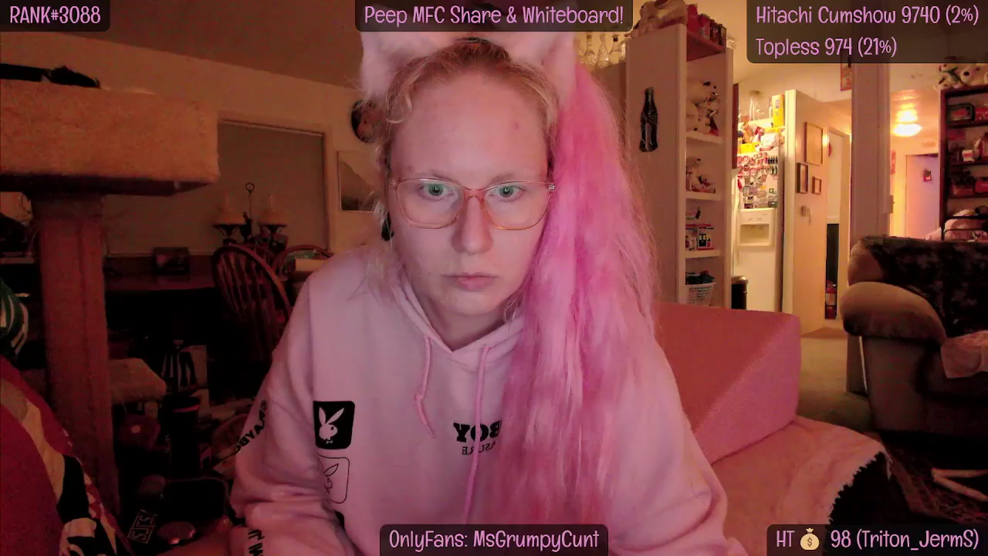 Gallery image thumbnail from MsGrumpyCunt's myfreecams stream on, 03/26/2024, 05:22 image 6 of 20