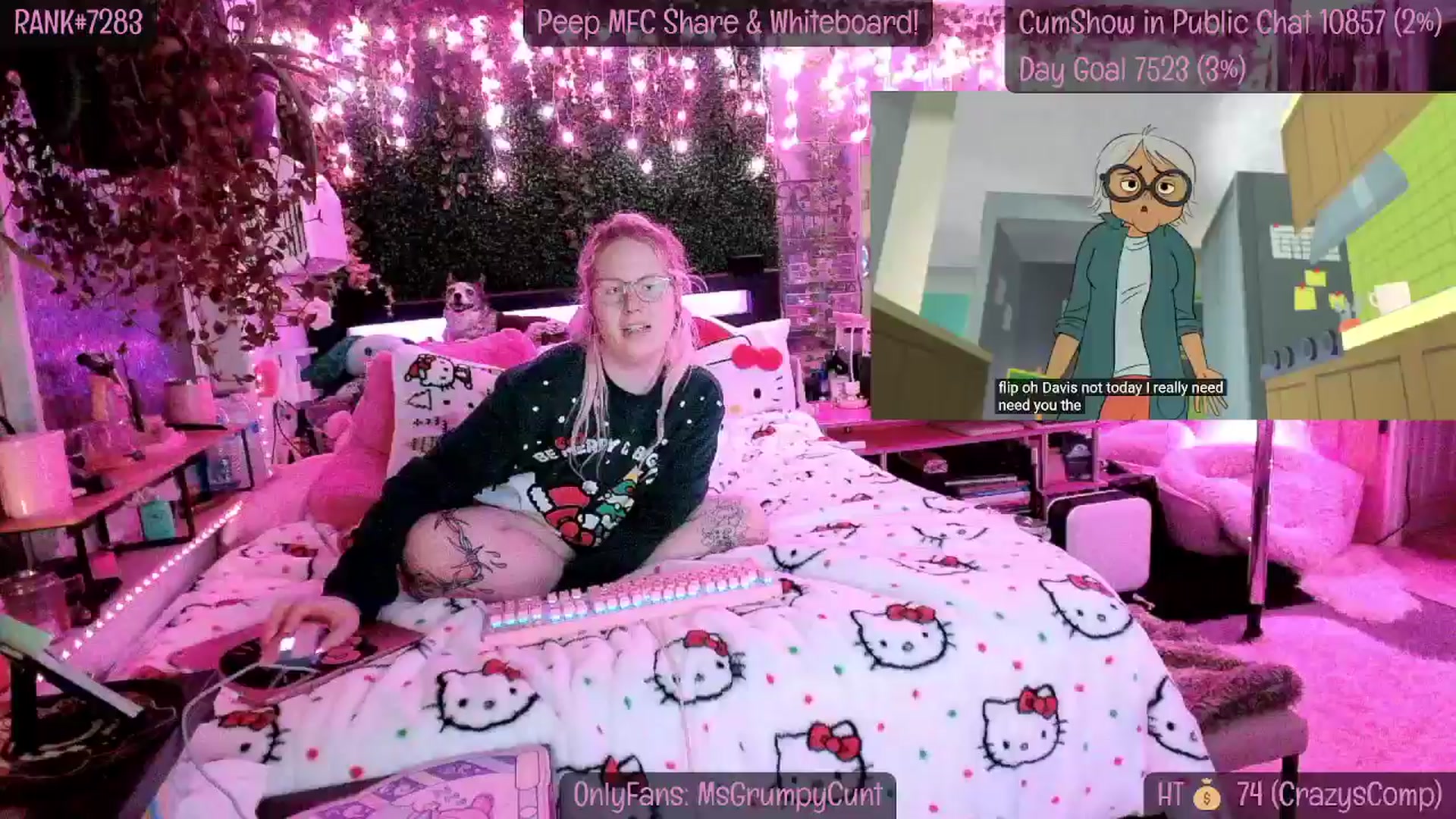 Gallery image thumbnail from MsGrumpyCunt's myfreecams stream on, 12/24/2024, 10:11 image 3 of 20