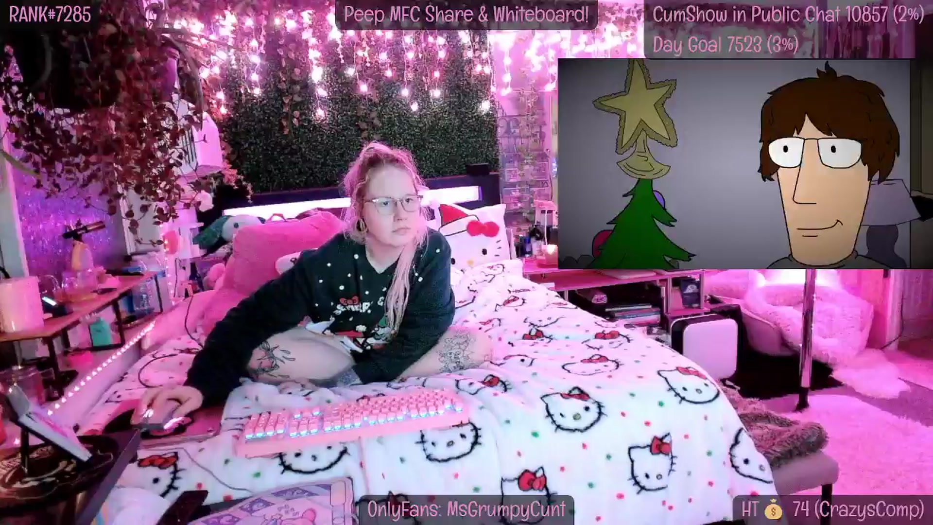 Gallery image thumbnail from MsGrumpyCunt's myfreecams stream on, 12/24/2024, 10:11 image 16 of 20