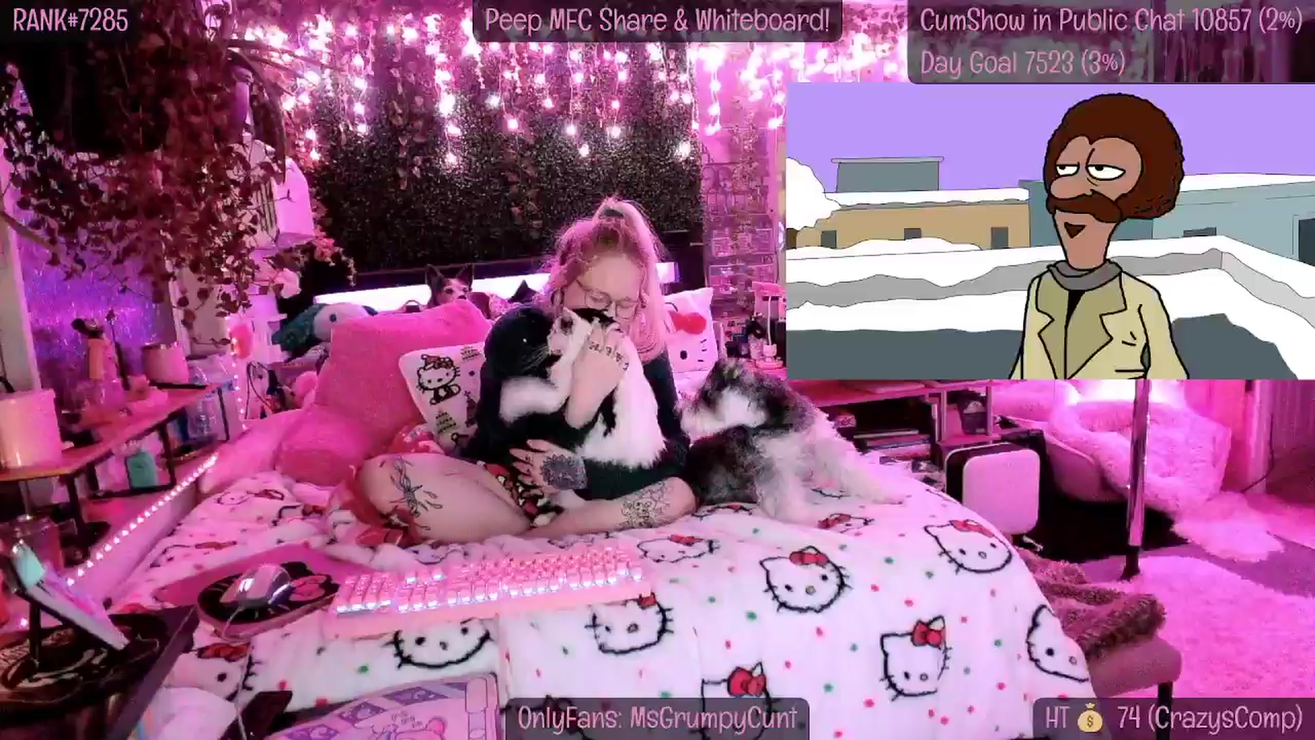 Gallery image thumbnail from MsGrumpyCunt's myfreecams stream on, 12/24/2024, 10:11 image 12 of 20
