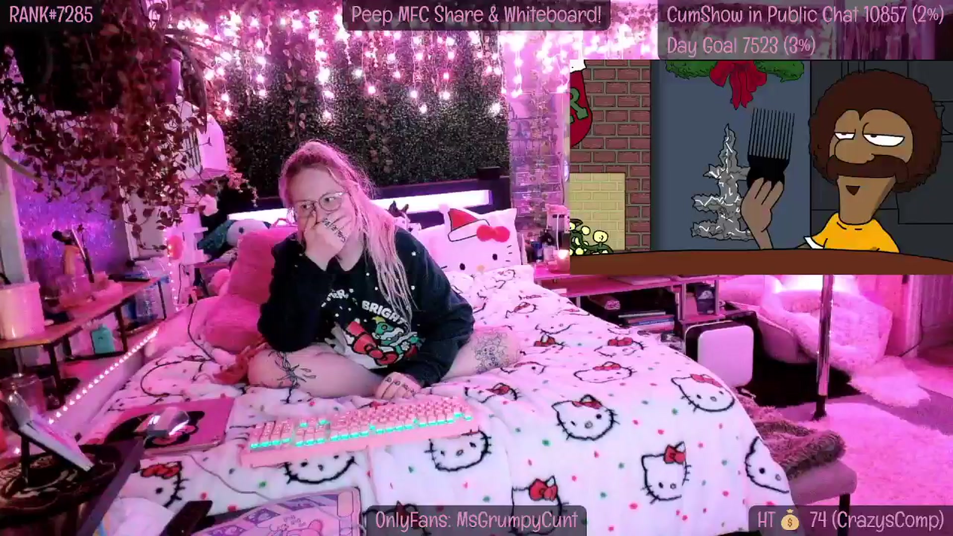 Gallery image thumbnail from MsGrumpyCunt's myfreecams stream on, 12/24/2024, 10:11 image 15 of 20