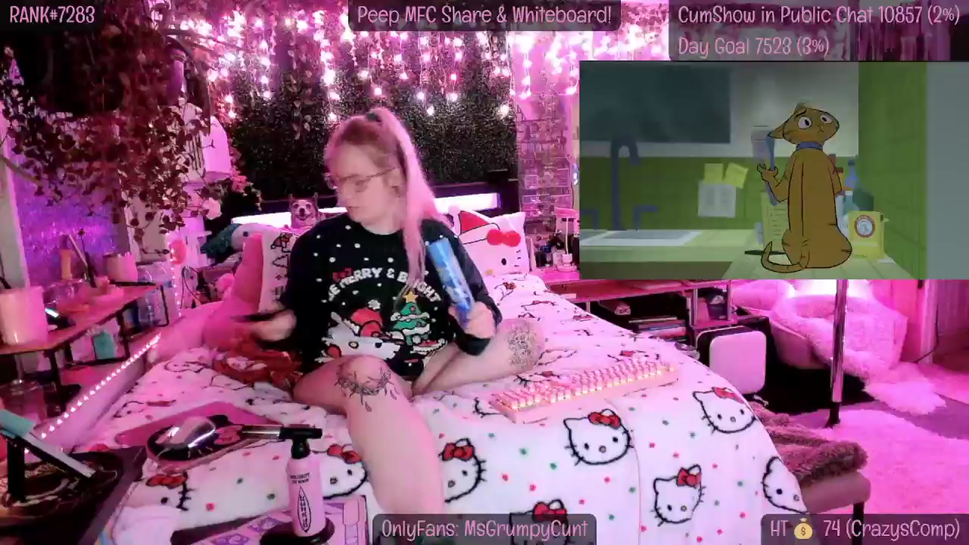 Gallery image thumbnail from MsGrumpyCunt's myfreecams stream on, 12/24/2024, 10:11 image 5 of 20