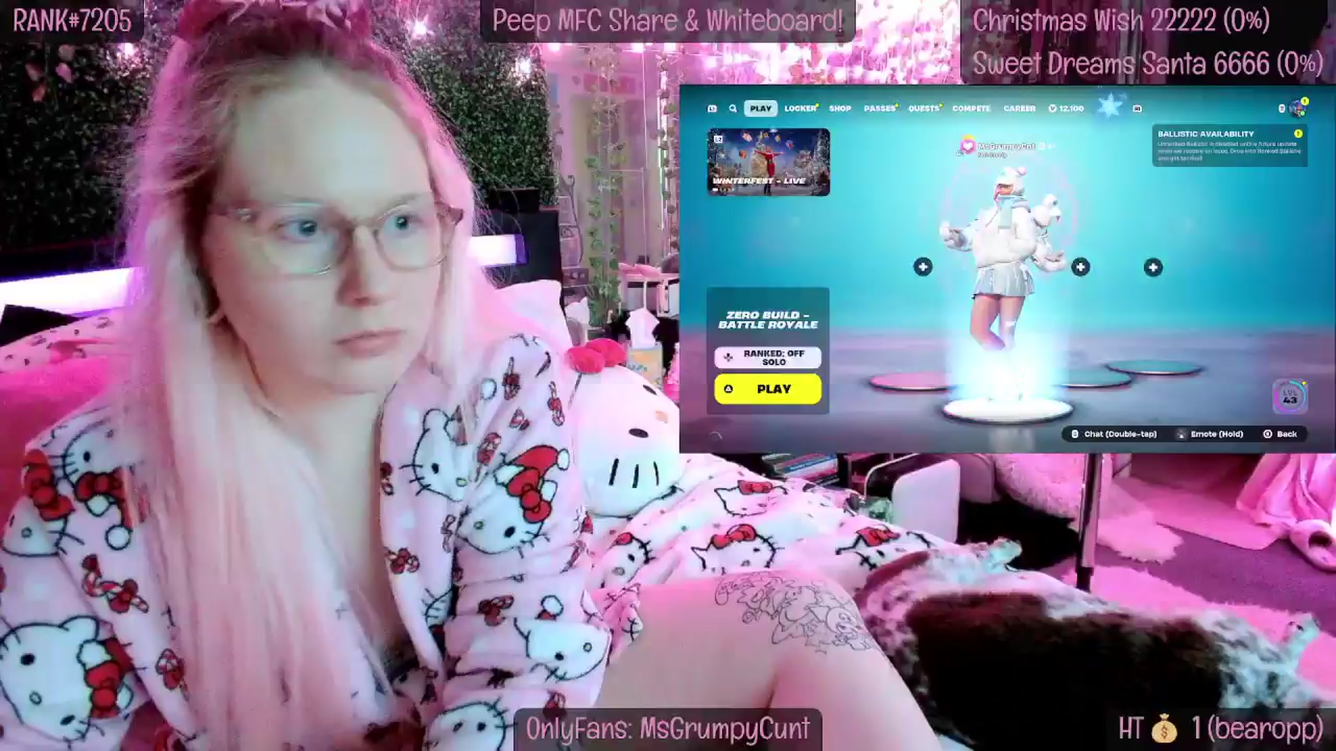 Gallery image thumbnail from MsGrumpyCunt's myfreecams stream on, 12/25/2024, 10:46 image 6 of 20