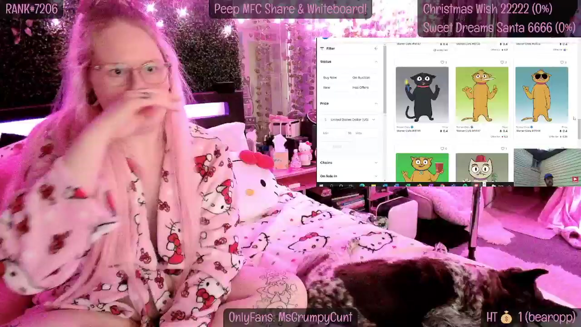 Gallery image thumbnail from MsGrumpyCunt's myfreecams stream on, 12/25/2024, 10:46 image 10 of 20