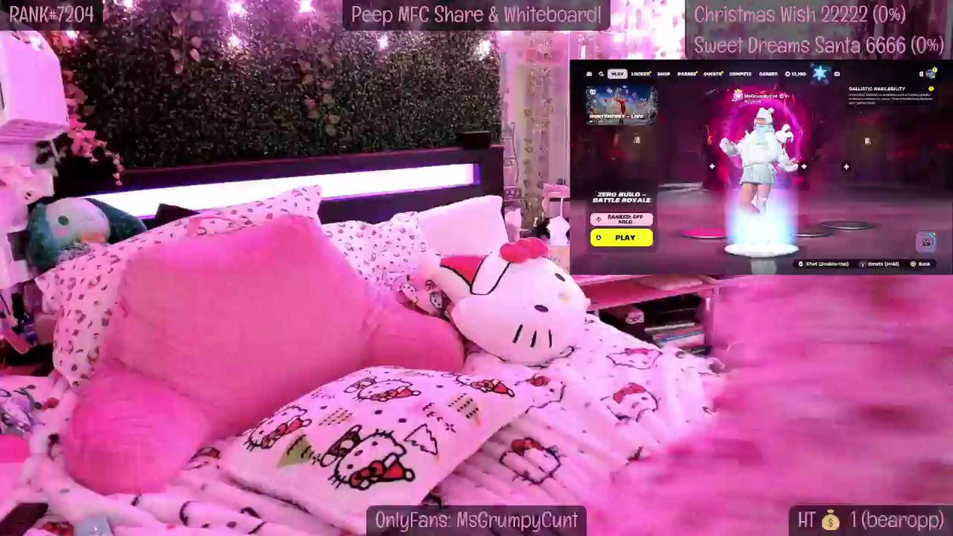 Gallery image thumbnail from MsGrumpyCunt's myfreecams stream on, 12/25/2024, 10:46 image 4 of 20