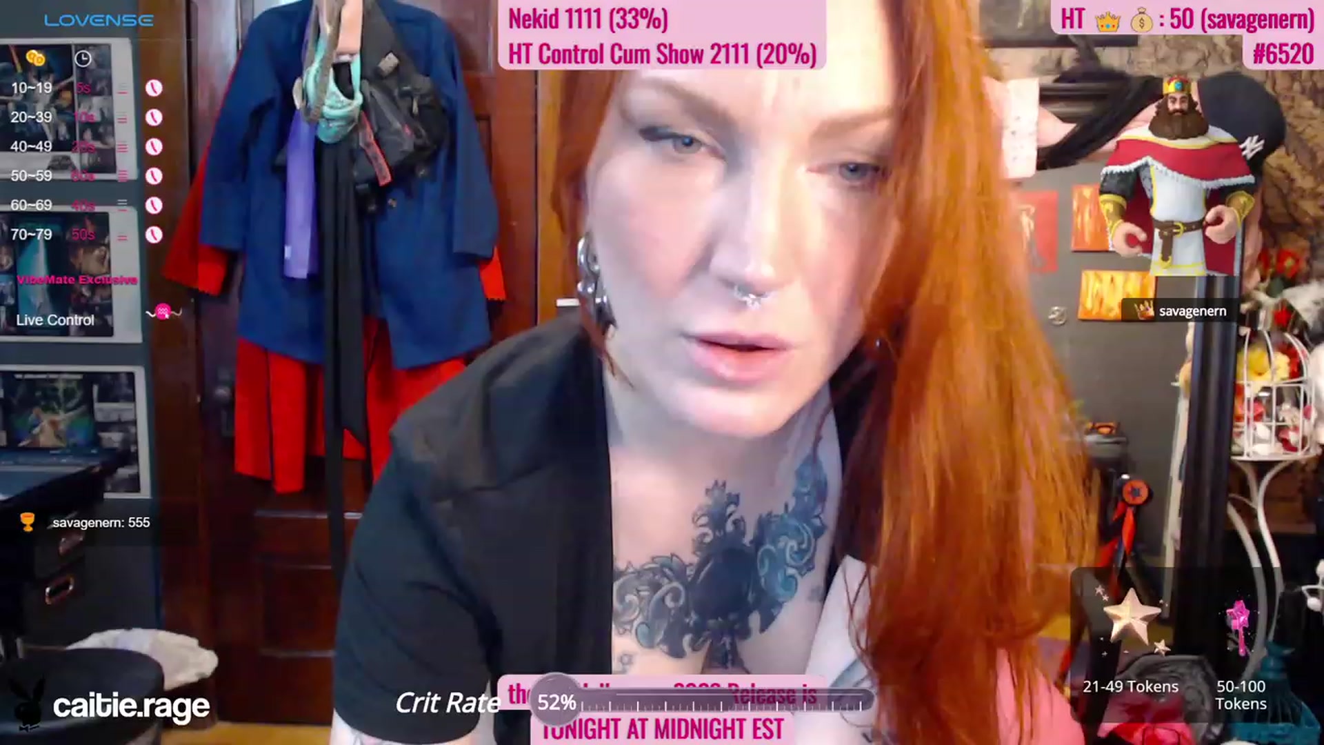 Gallery image thumbnail from MyCaitieRage's myfreecams stream on, 10/06/2023, 15:00 image 16 of 20