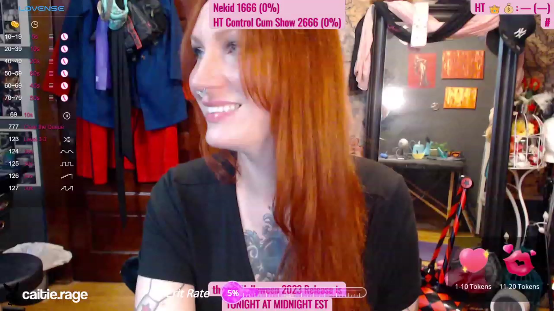 Gallery image thumbnail from MyCaitieRage's myfreecams stream on, 10/06/2023, 15:00 image 3 of 20