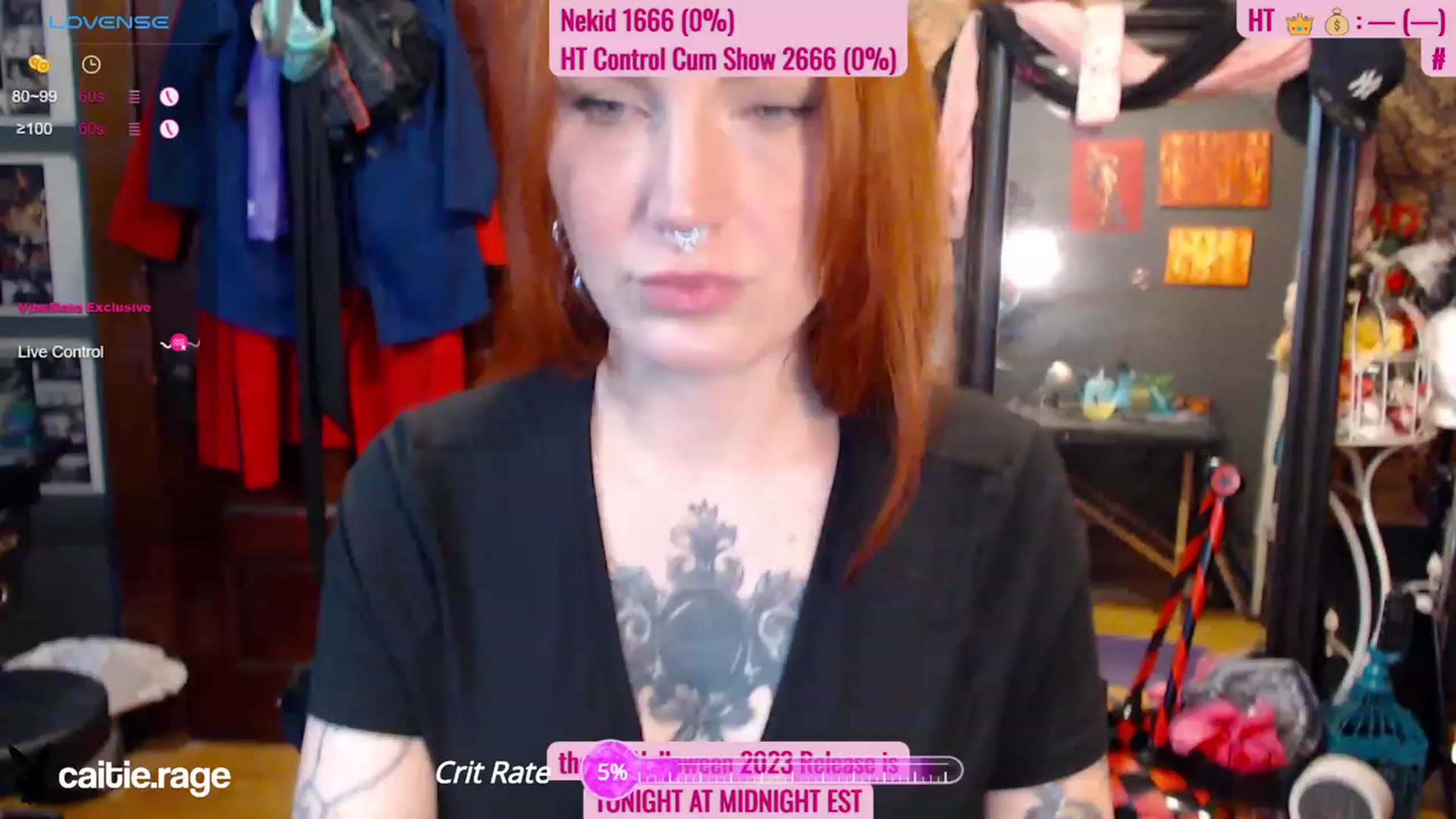 Gallery image thumbnail from MyCaitieRage's myfreecams stream on, 10/06/2023, 15:00 image 4 of 20
