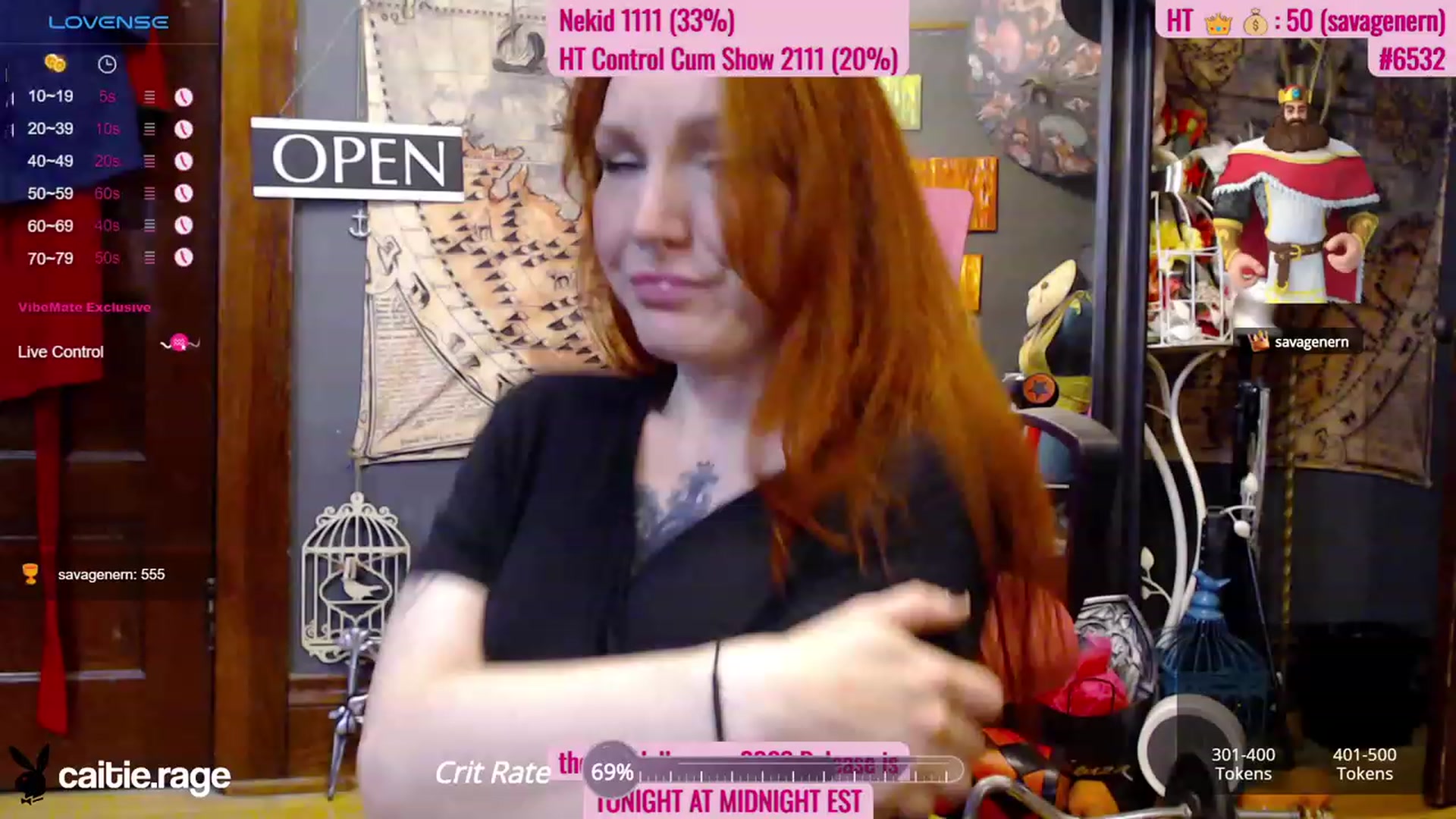 Gallery image thumbnail from MyCaitieRage's myfreecams stream on, 10/06/2023, 15:00 image 15 of 20