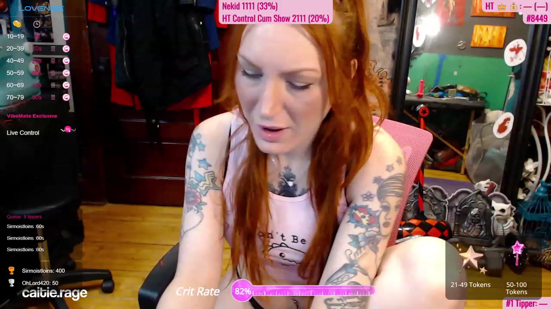 Gallery image thumbnail from MyCaitieRage's myfreecams stream on, 10/16/2023, 15:56 image 9 of 20