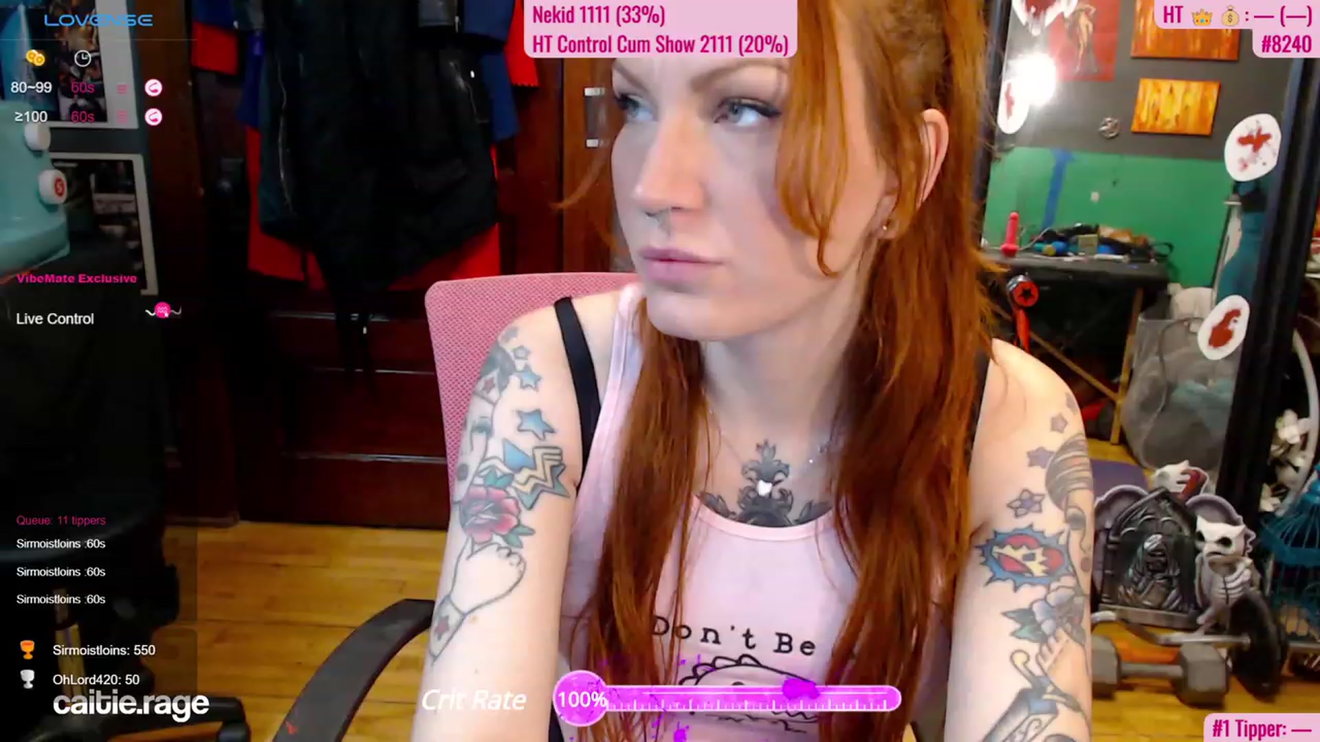 Gallery image thumbnail from MyCaitieRage's myfreecams stream on, 10/16/2023, 15:56 image 13 of 20