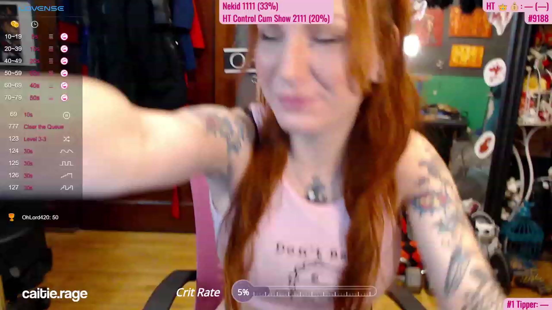 Gallery image thumbnail from MyCaitieRage's myfreecams stream on, 10/16/2023, 15:56 image 5 of 20