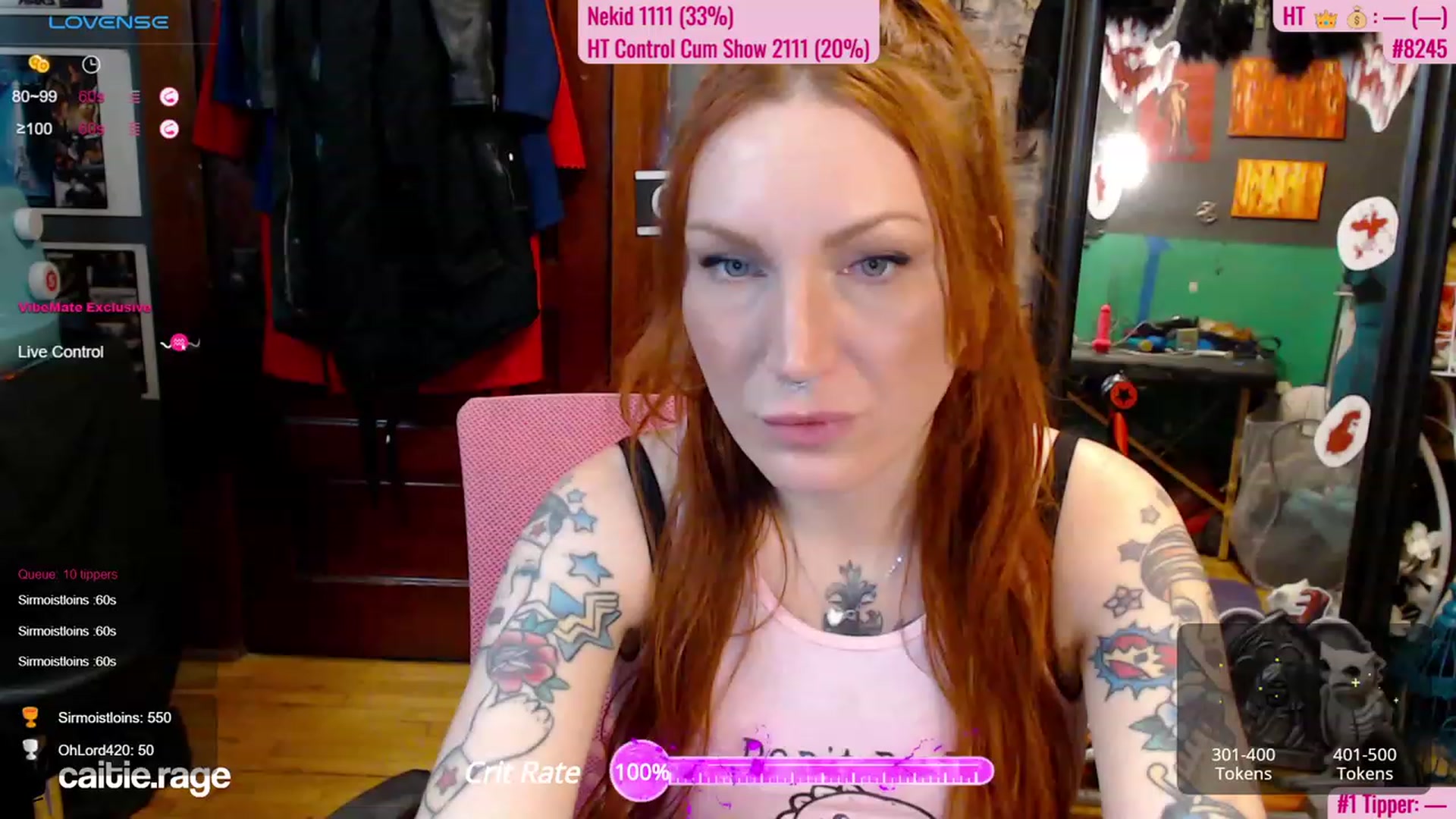 Gallery image thumbnail from MyCaitieRage's myfreecams stream on, 10/16/2023, 15:56 image 16 of 20