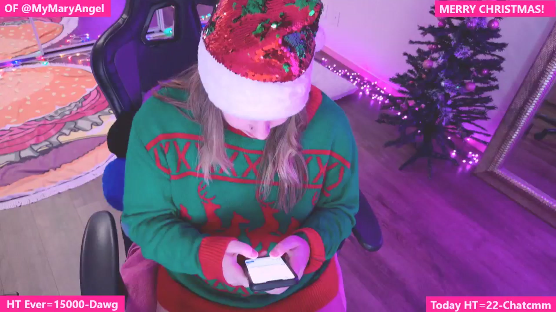 Gallery image thumbnail from MyMaryAngel's myfreecams stream on, 12/25/2025, 11:25 image 10 of 20