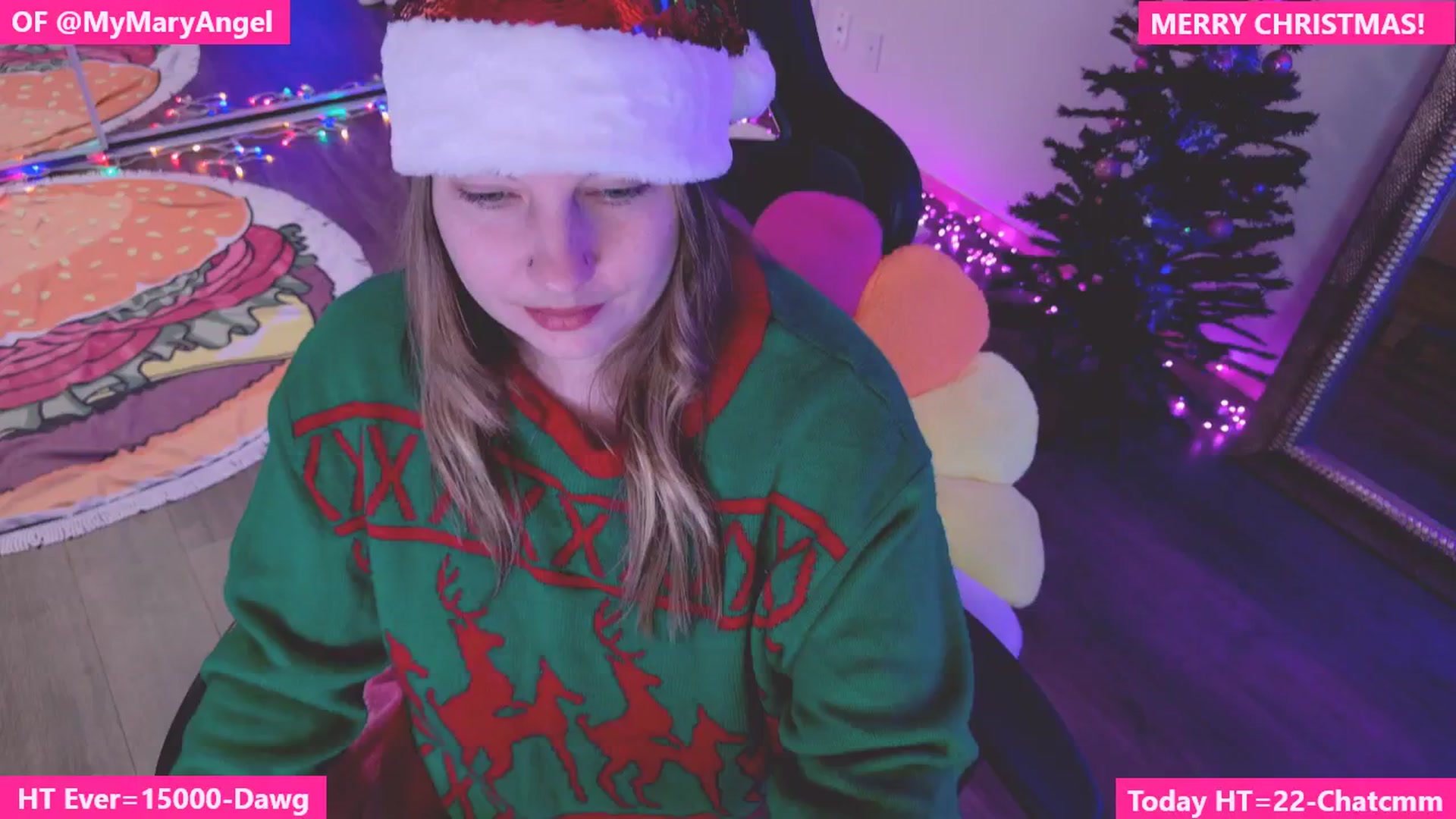 Gallery image thumbnail from MyMaryAngel's myfreecams stream on, 12/25/2025, 11:25 image 5 of 20
