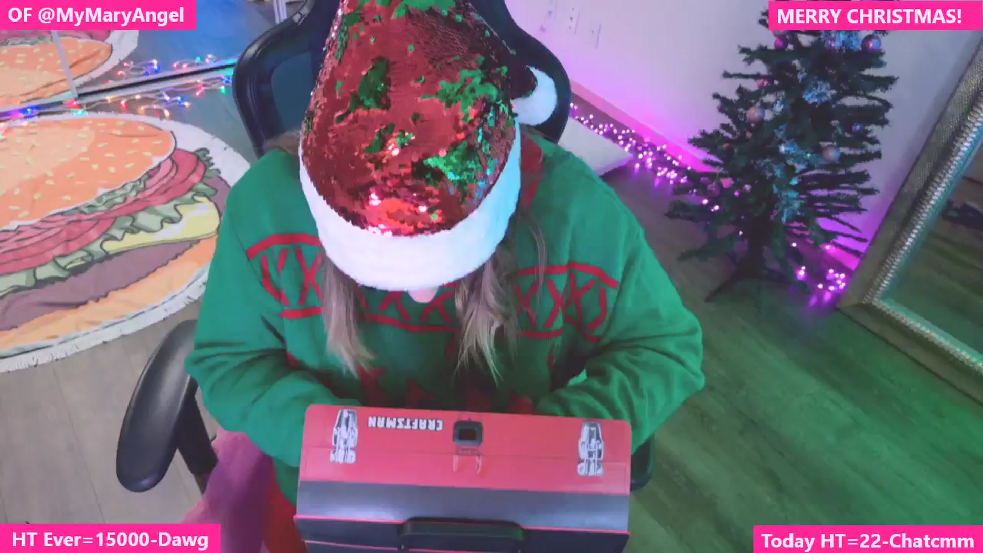 Gallery image thumbnail from MyMaryAngel's myfreecams stream on, 12/25/2025, 11:25 image 8 of 20