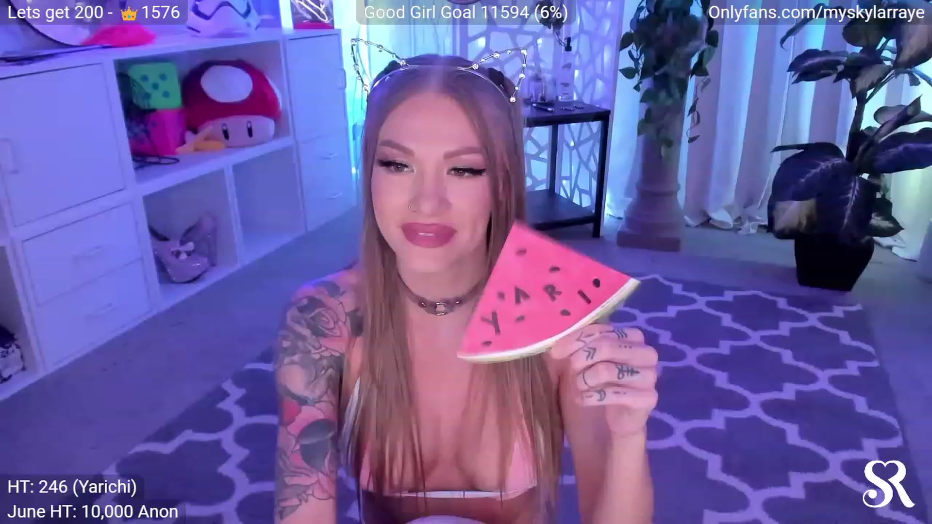 Gallery image thumbnail from MySkylarRaye's myfreecams stream on, 07/02/2023, 02:32 image 4 of 20