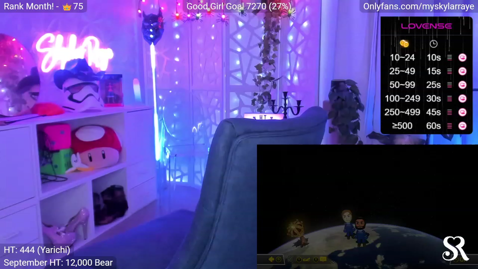 Gallery image thumbnail from MySkylarRaye's myfreecams stream on, 09/12/2023, 03:45 image 6 of 20