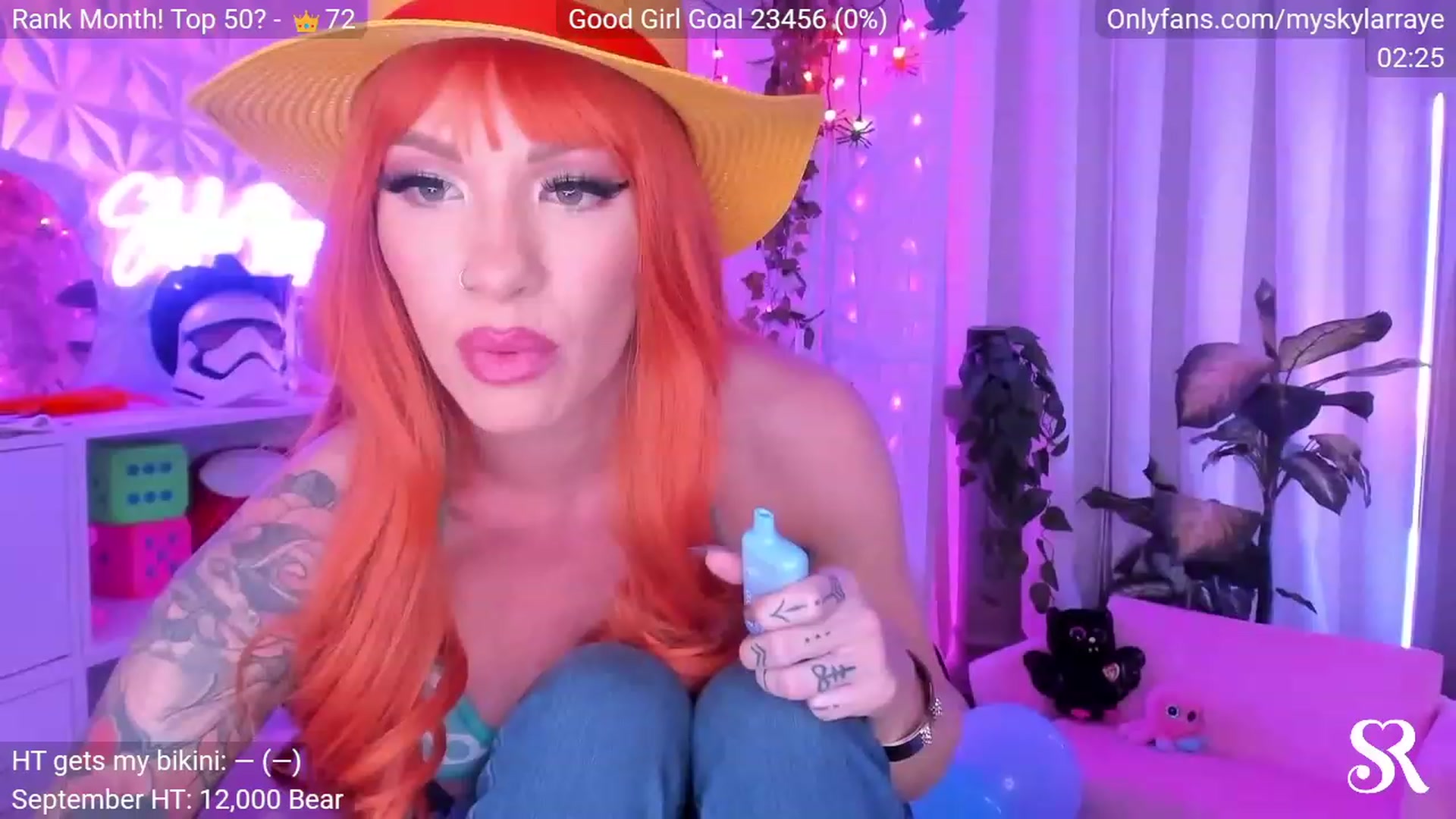 Gallery image thumbnail from MySkylarRaye's myfreecams stream on, 09/24/2023, 05:49 image 5 of 20