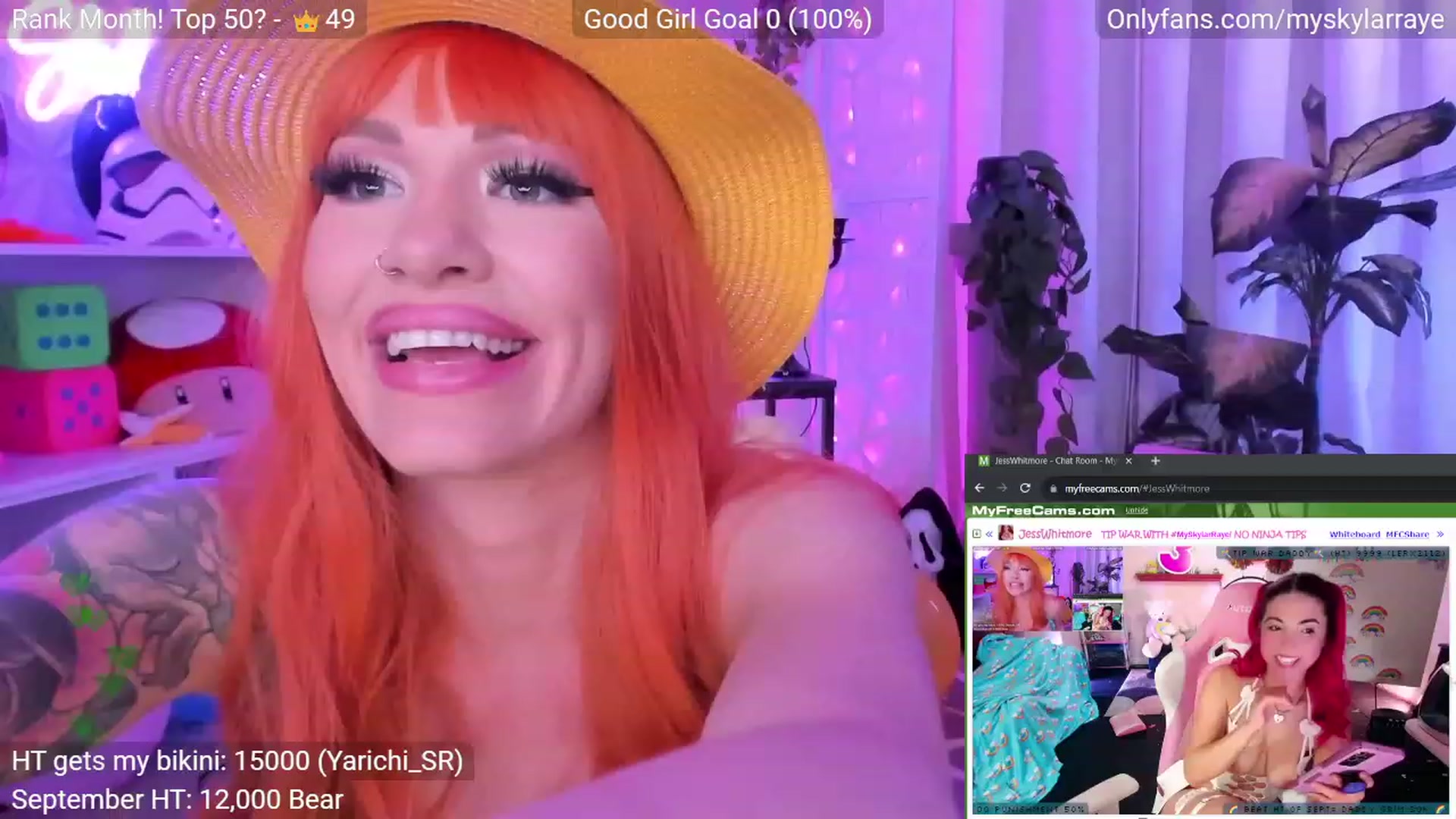 Gallery image thumbnail from MySkylarRaye's myfreecams stream on, 09/24/2023, 05:49 image 11 of 20