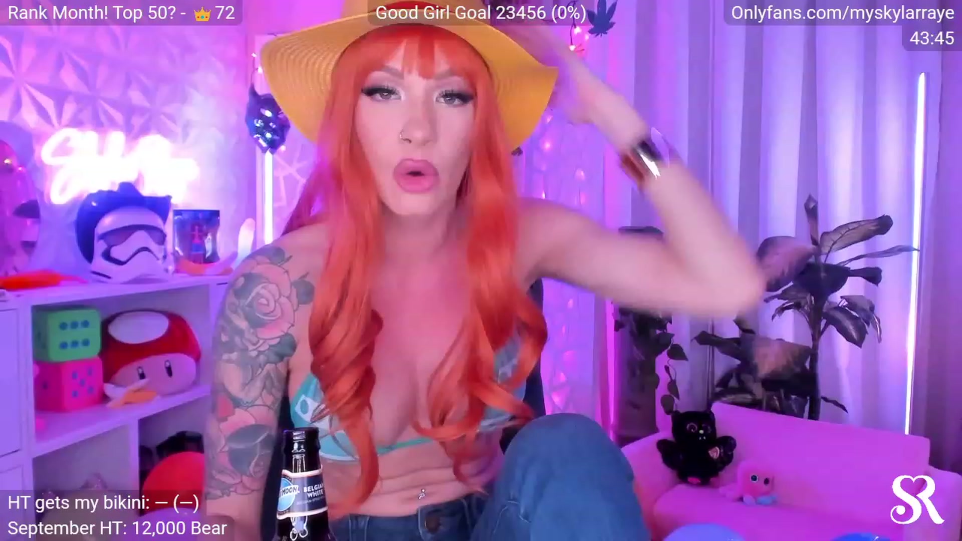 Gallery image thumbnail from MySkylarRaye's myfreecams stream on, 09/24/2023, 05:49 image 1 of 20