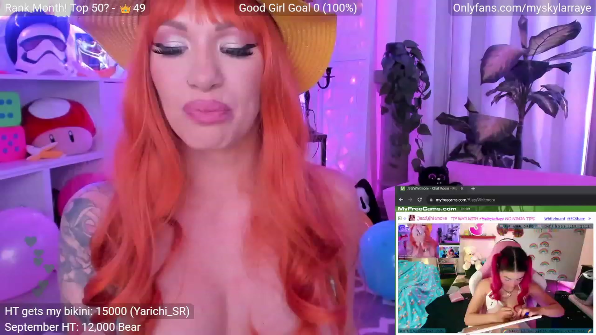 Gallery image thumbnail from MySkylarRaye's myfreecams stream on, 09/24/2023, 05:49 image 10 of 20
