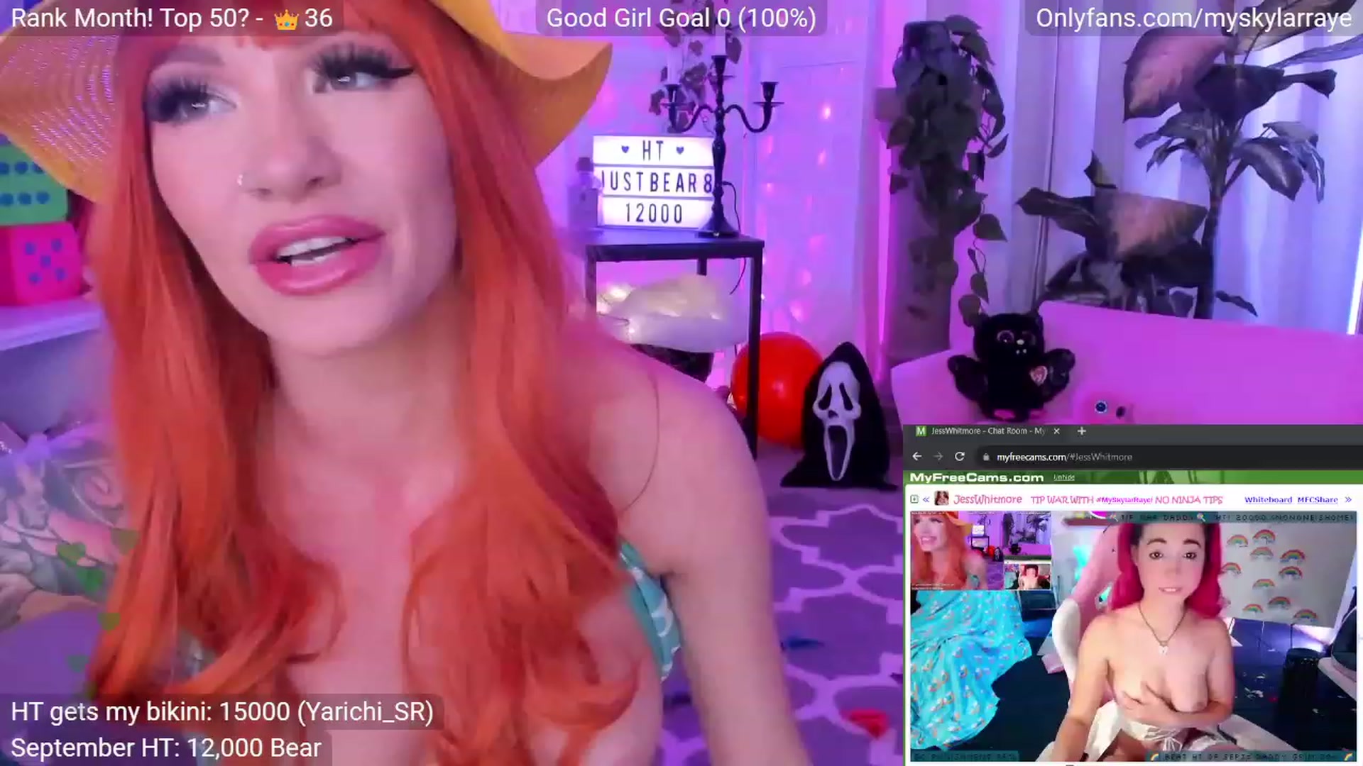 Gallery image thumbnail from MySkylarRaye's myfreecams stream on, 09/24/2023, 05:49 image 14 of 20