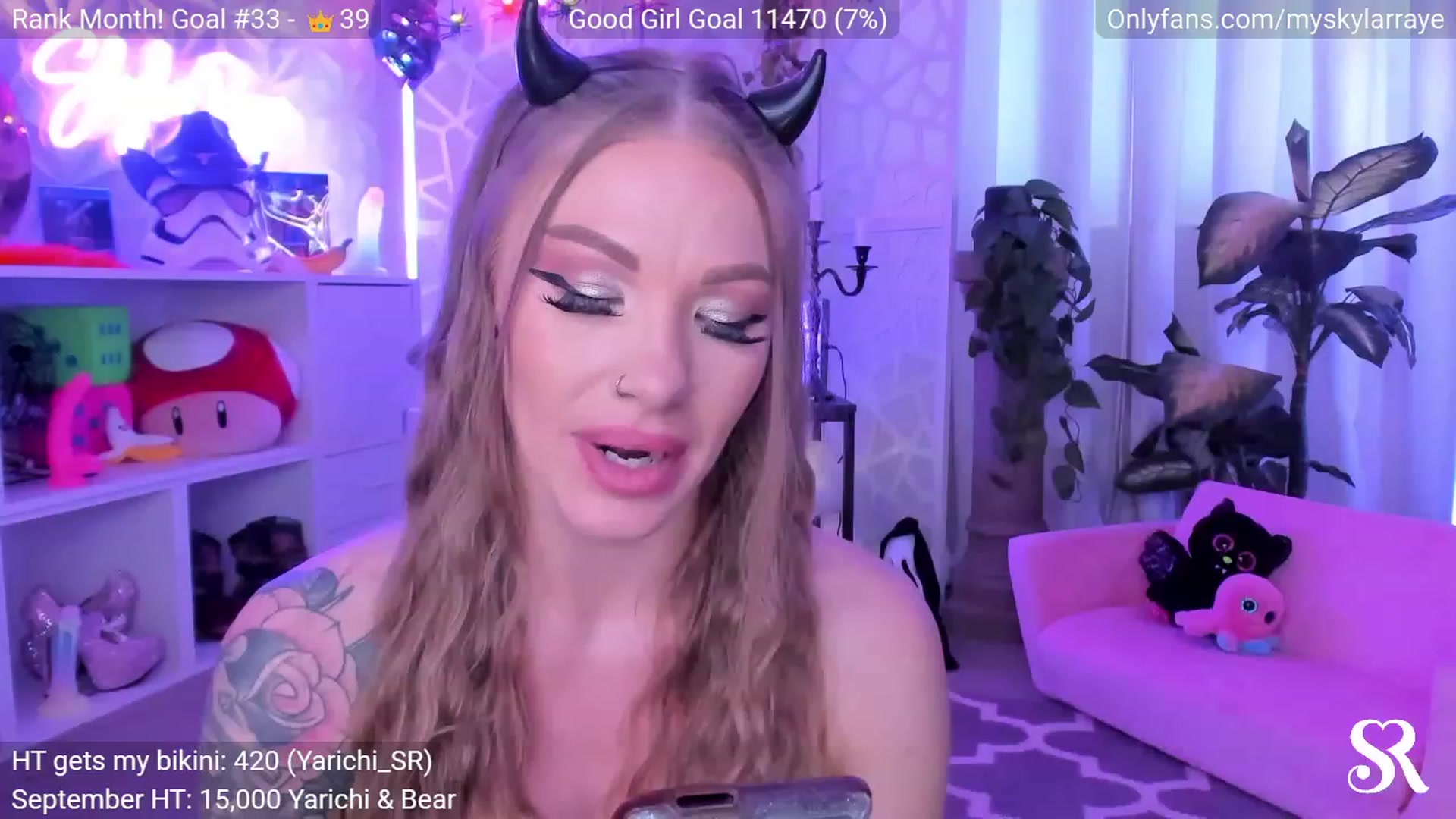 Gallery image thumbnail from MySkylarRaye's myfreecams stream on, 09/26/2023, 23:39 image 18 of 20