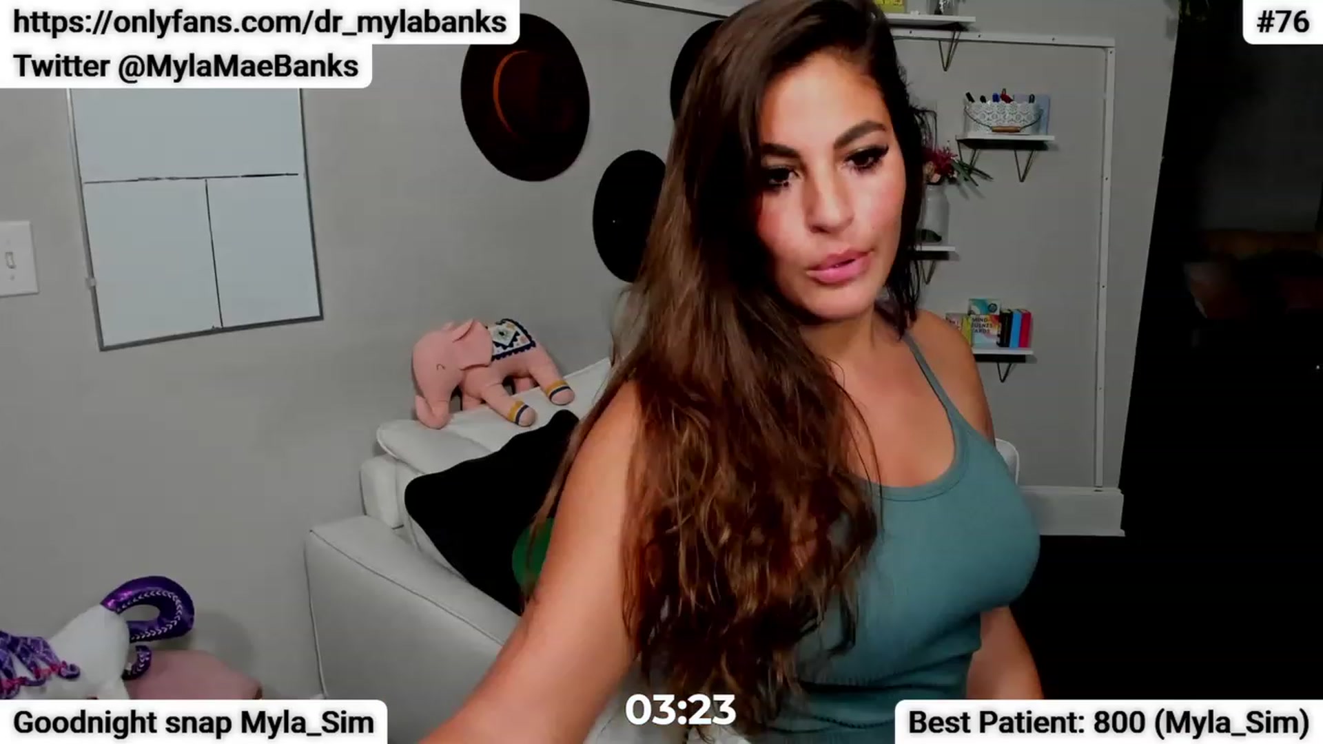 Gallery image thumbnail from MylaBanks's myfreecams stream on, 11/18/2023, 05:07 image 1 of 20