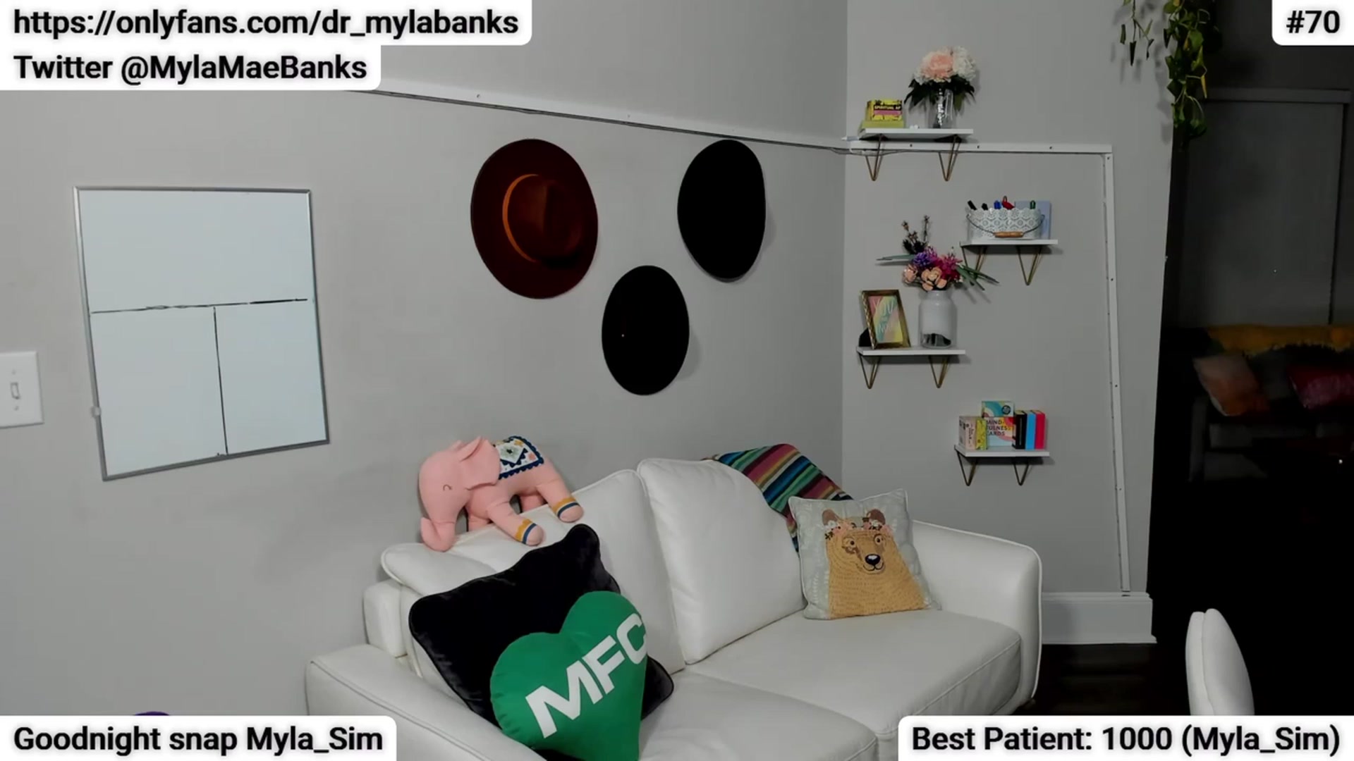 Gallery image thumbnail from MylaBanks's myfreecams stream on, 11/18/2023, 05:07 image 15 of 20