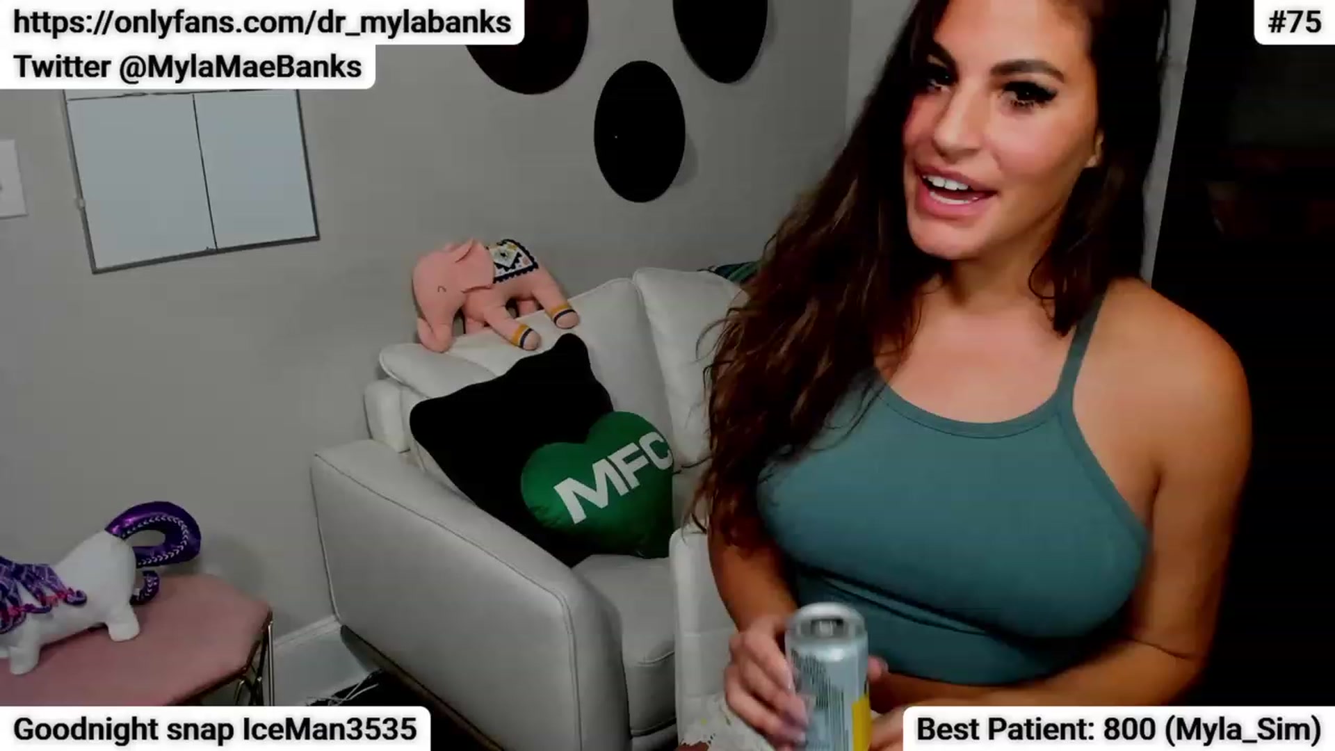 Gallery image thumbnail from MylaBanks's myfreecams stream on, 11/18/2023, 05:07 image 2 of 20