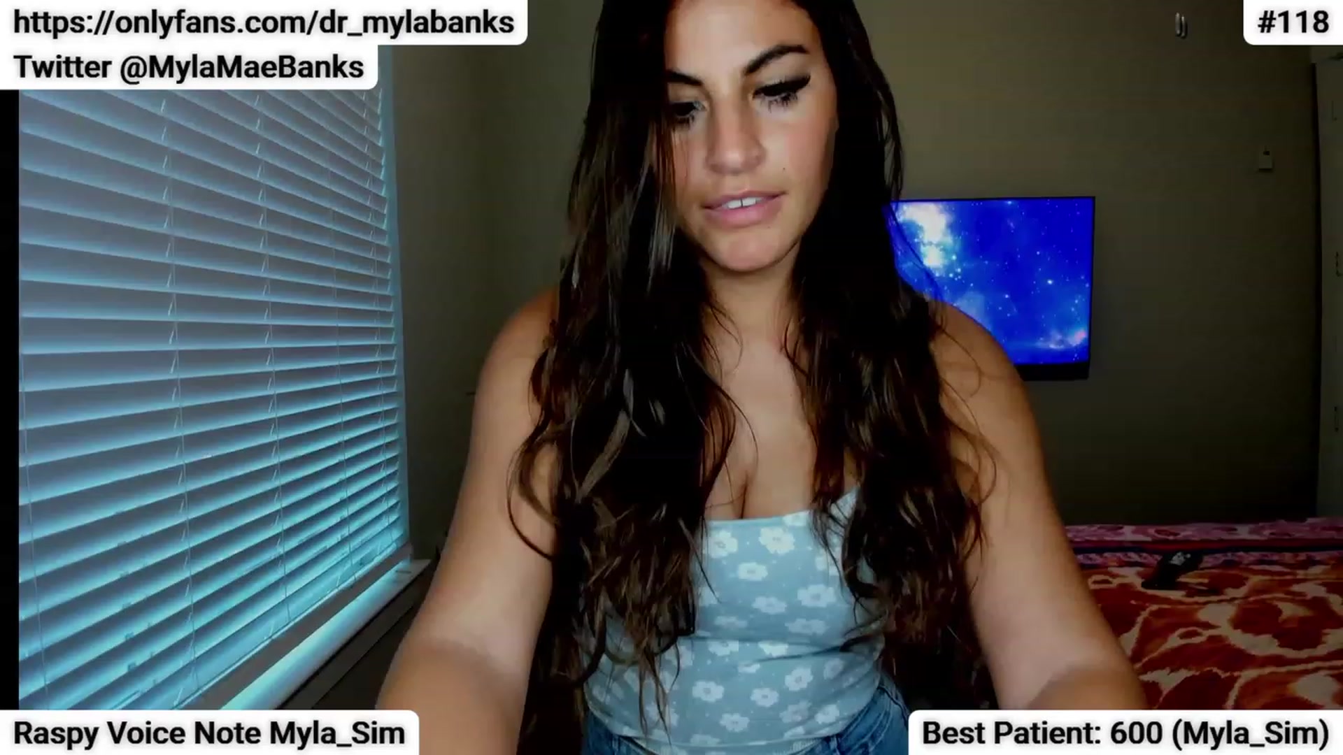 Gallery image thumbnail from MylaBanks's myfreecams stream on, 01/08/2024, 18:53 image 4 of 20