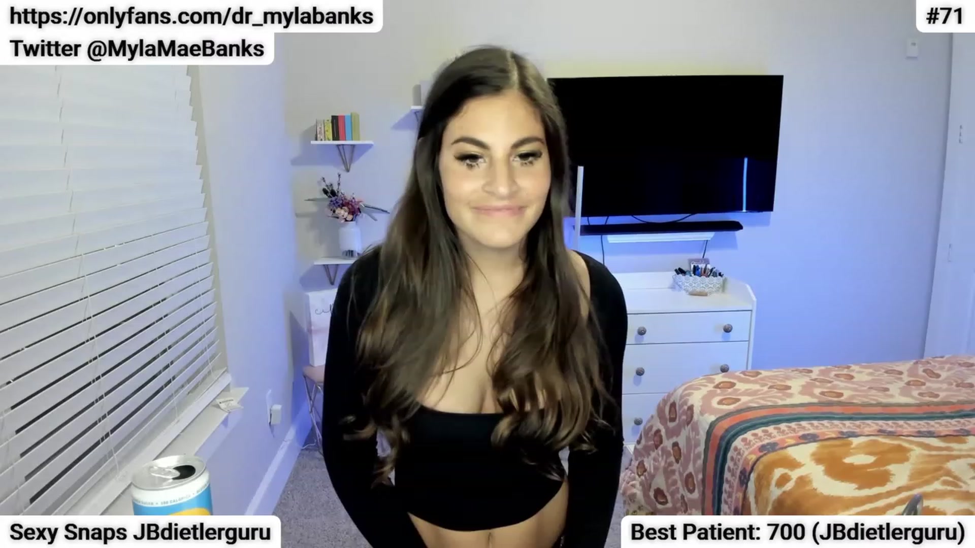 Gallery image thumbnail from MylaBanks's myfreecams stream on, 02/16/2024, 07:19 image 14 of 20