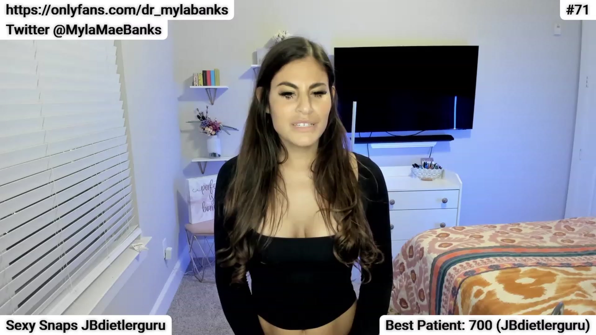 Gallery image thumbnail from MylaBanks's myfreecams stream on, 02/16/2024, 07:19 image 16 of 20