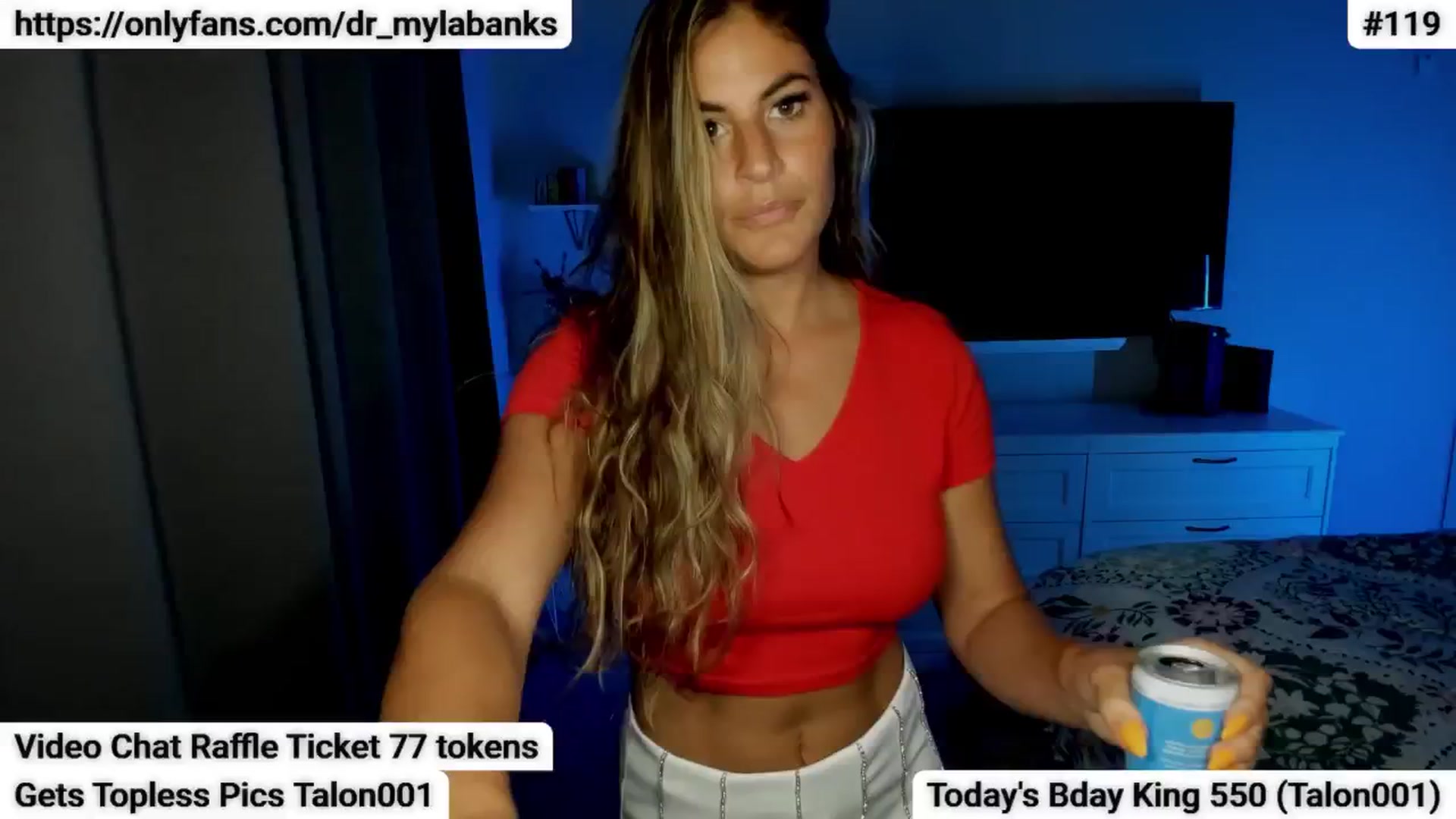 Gallery image thumbnail from MylaBanks's myfreecams stream on, 07/04/2024, 04:57 image 3 of 20