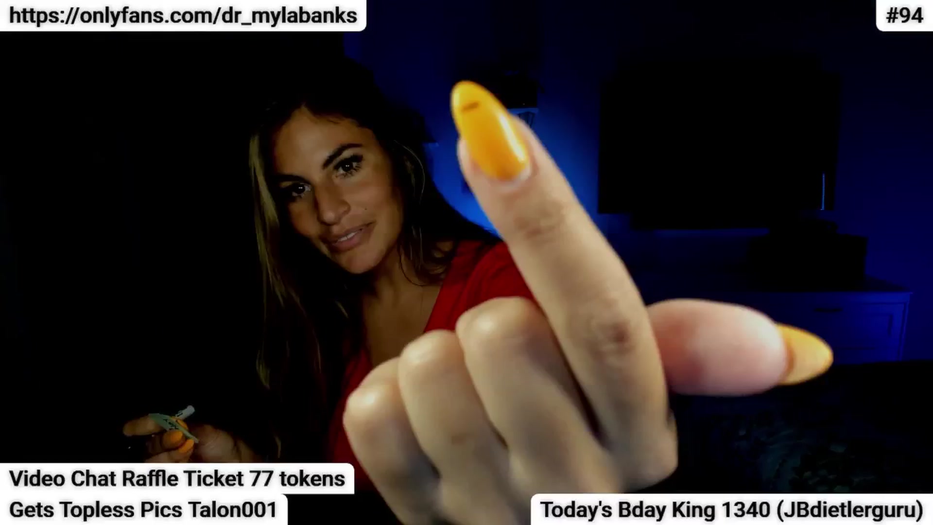 Gallery image thumbnail from MylaBanks's myfreecams stream on, 07/04/2024, 04:57 image 16 of 20