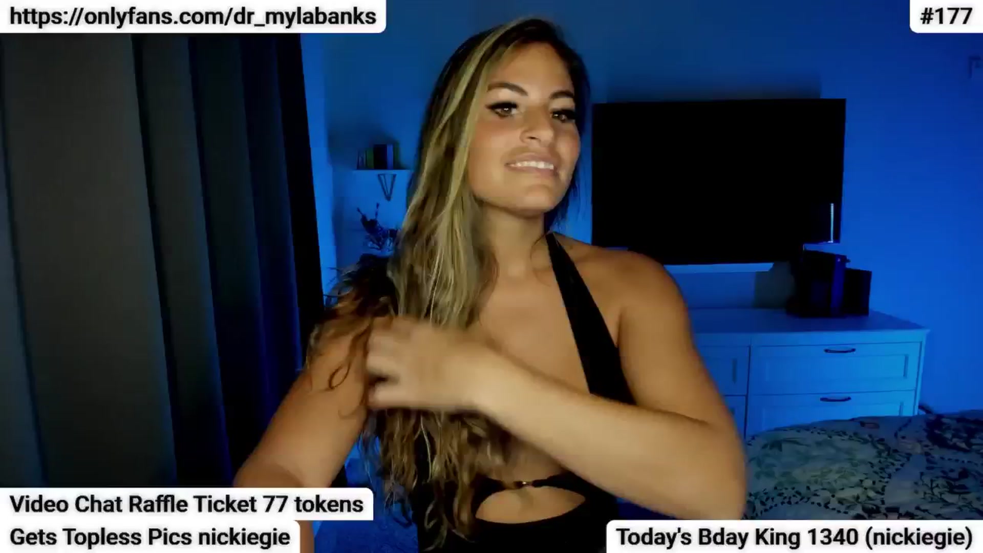 Gallery image thumbnail from MylaBanks's myfreecams stream on, 07/06/2024, 06:12 image 8 of 20