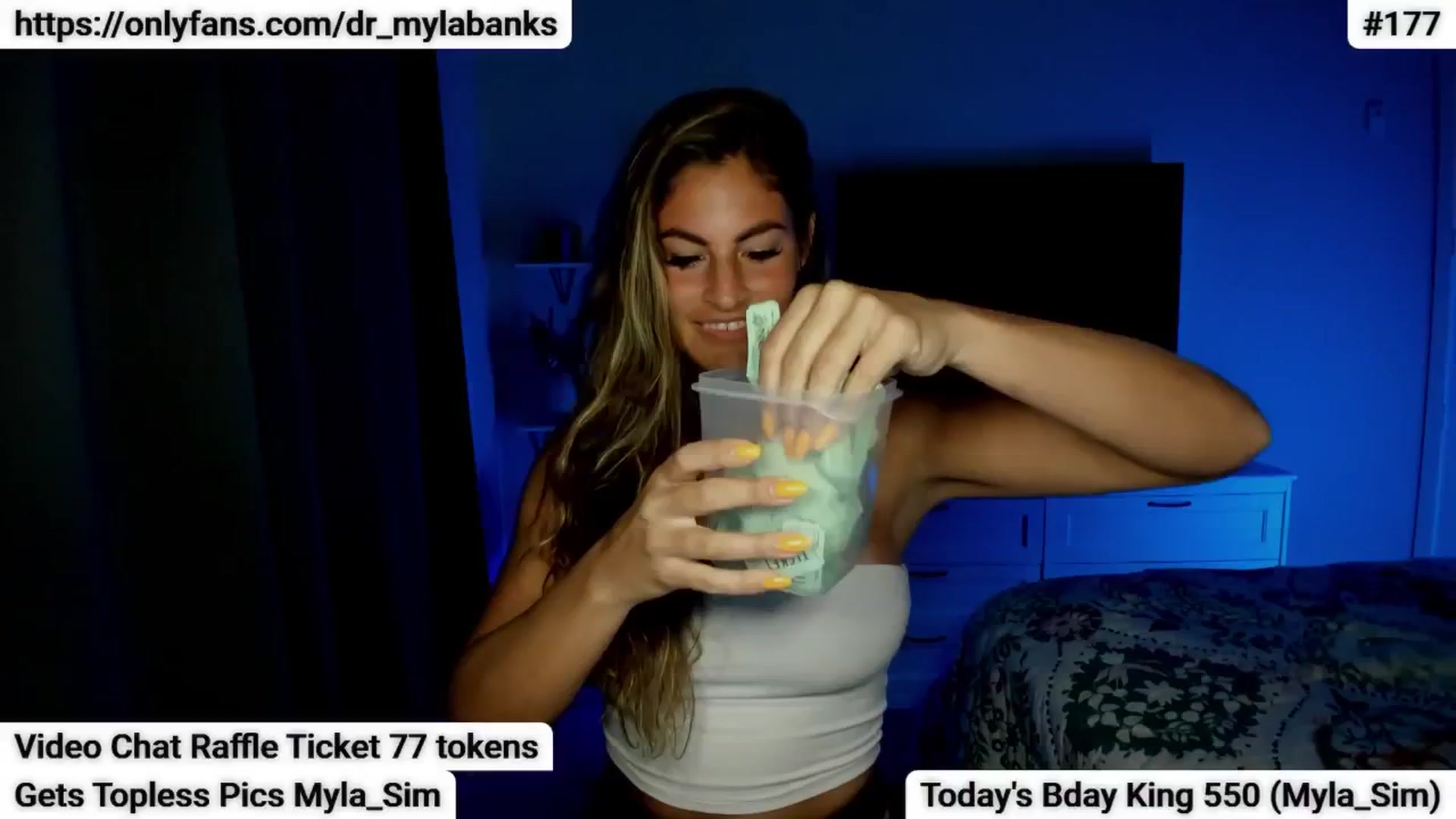 Gallery image thumbnail from MylaBanks's myfreecams stream on, 07/17/2024, 05:07 image 4 of 20
